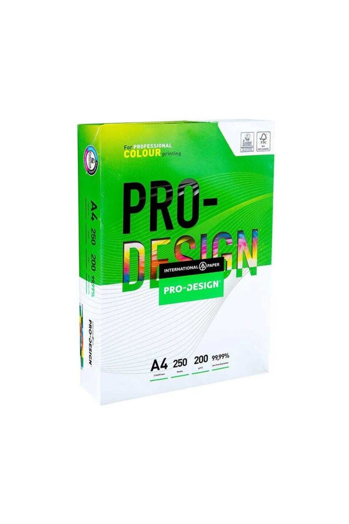 nina zone Pro-Design A4 250 gr 250 Yaprak Beyaz Fotokopi Kağıdı