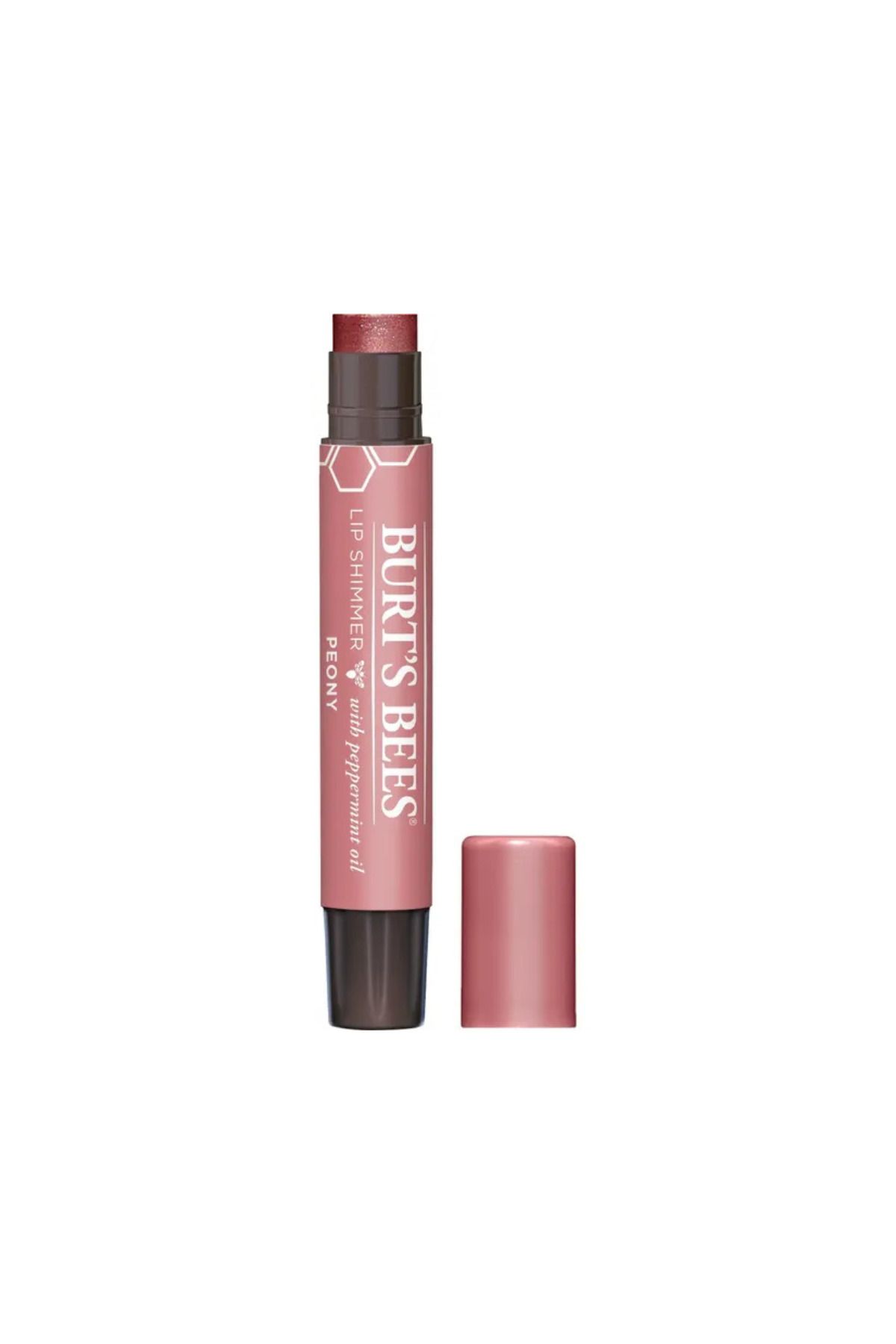 Burts Bees Burt's Bees Lip Shimmer, Peony (Şakayık) Nemlendirir, Besler, Yumuşatır ve Parlatır 2.5gr