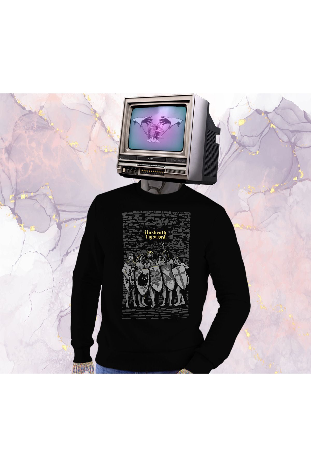 Güvenin Düşü Monty Python - Quest of the Holy Grail - Sweatshirt