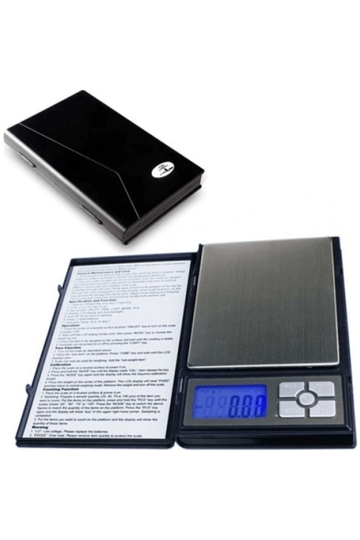 feifei Diamond Dijital Göstergeli Notebook Hassas Kuyumcu Terazisi (500 GR-0.01)) ( Lisinya )