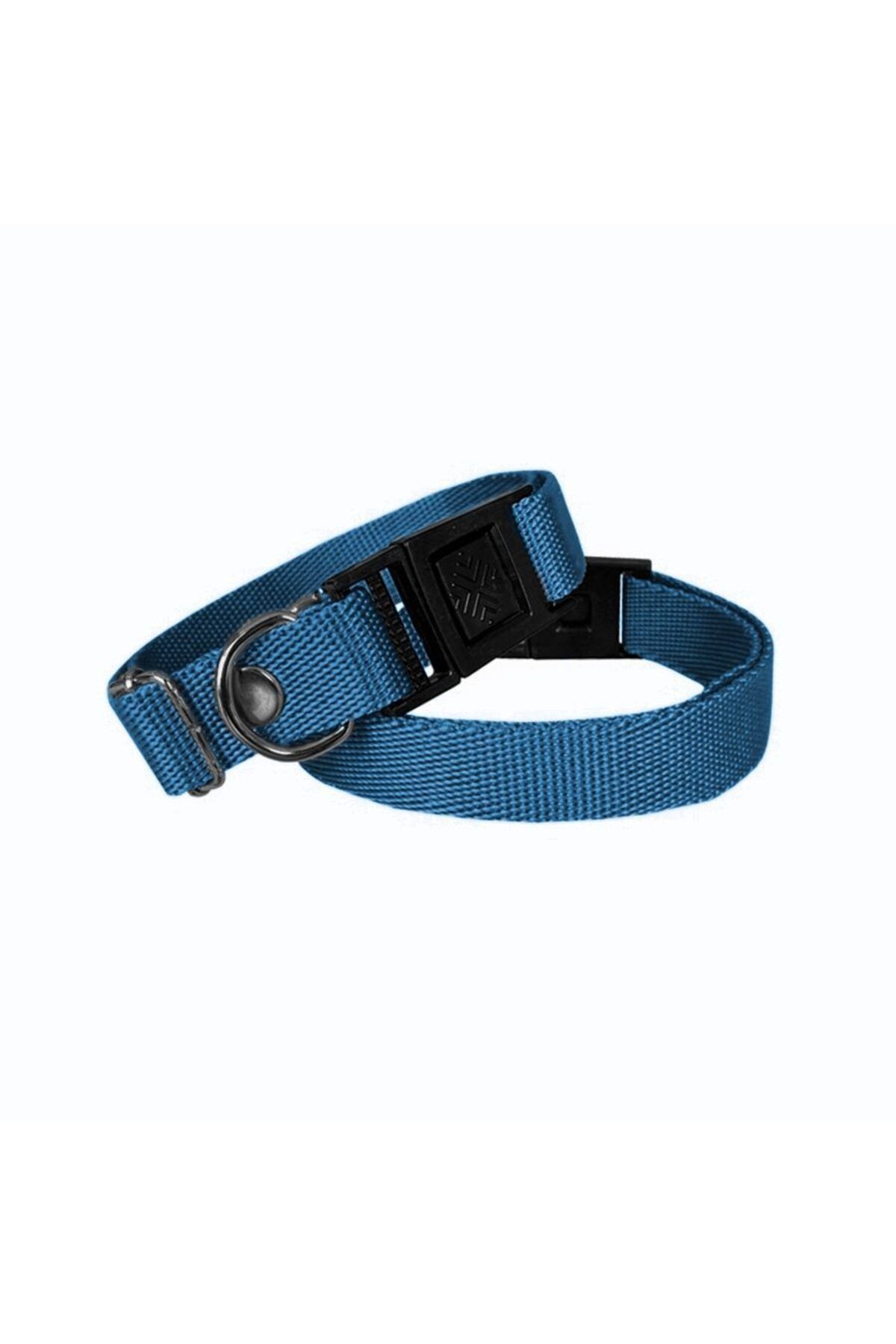 feifei Köpek Tasması Dokuma 2 Cm - Min: 30 Cm - Max: 50 Cm Mavi