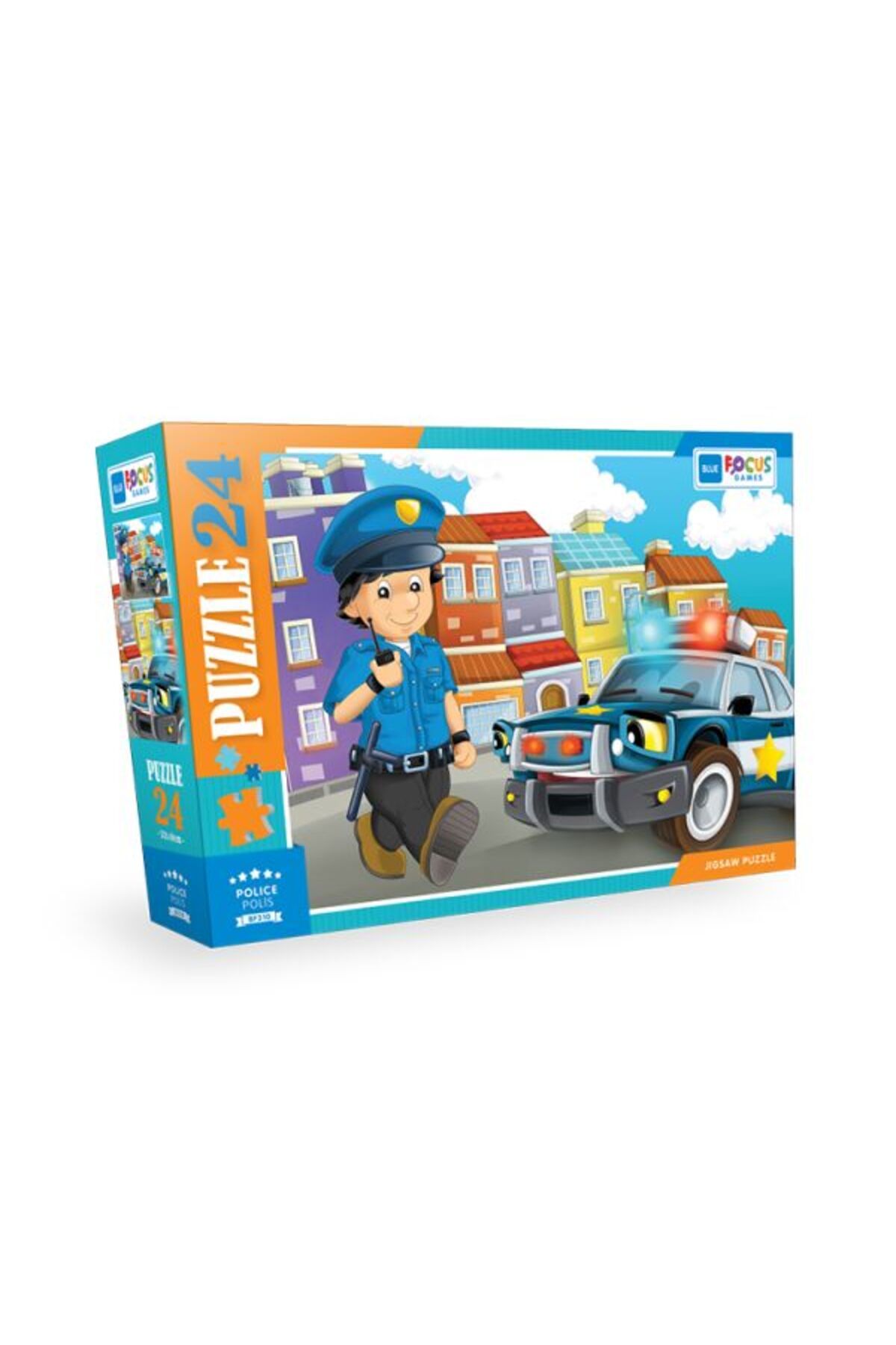 Blue Focus Yayınları Blue Focus Police (Polis) - Puzzle 24 Parça