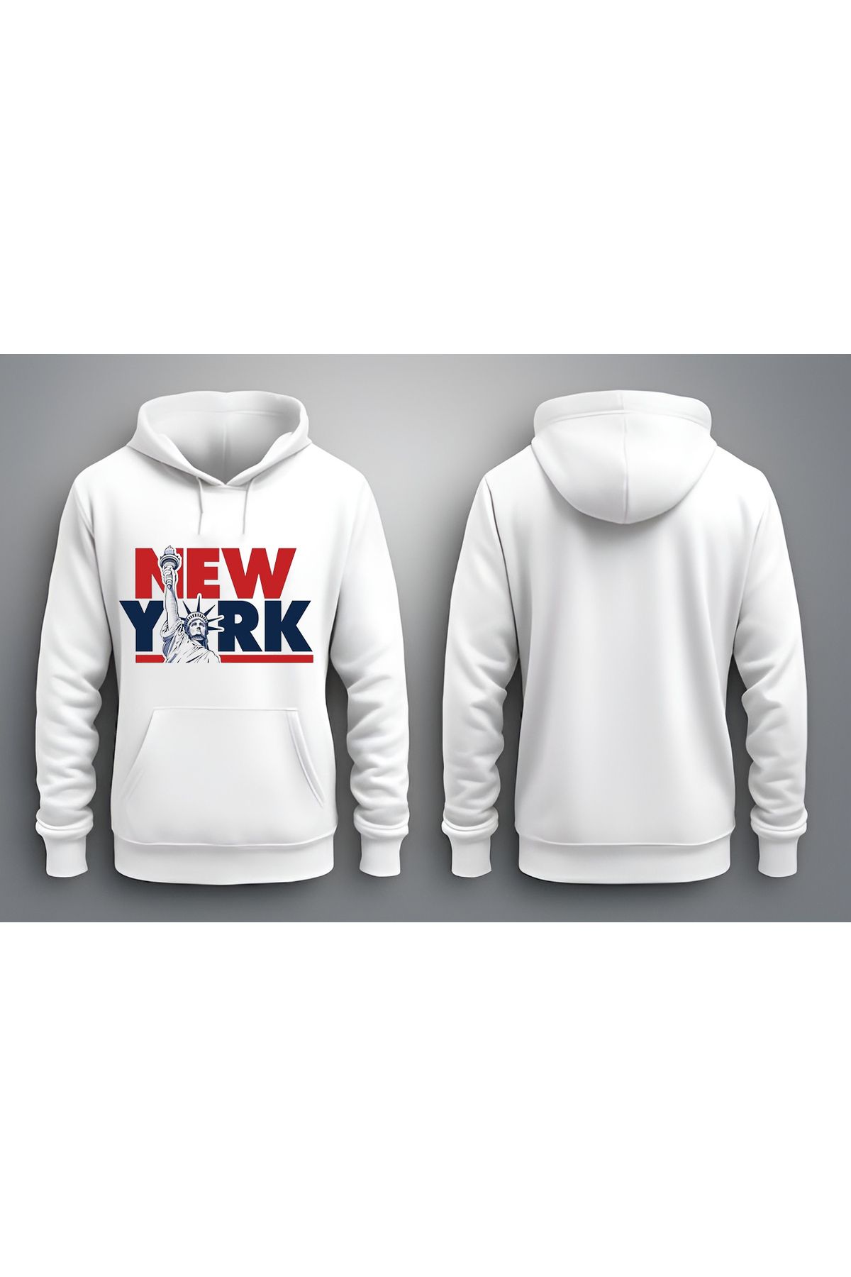 CDA BEYAZ NEW YORK UNISEX SWEATSHIRT