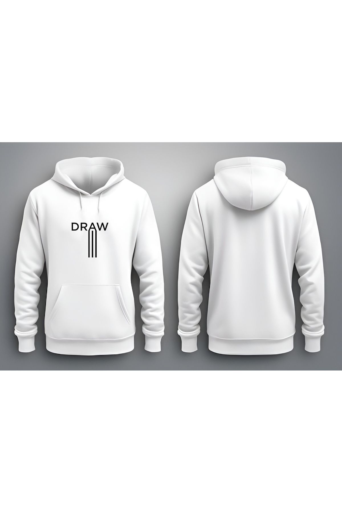 CDA BEYAZ DRAW UNISEX SWEATSHIRT