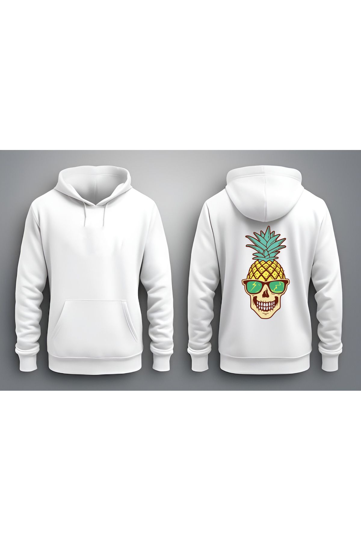 CDA BEYAZ PINEAPPLE UNISEX SWEATSHIRT