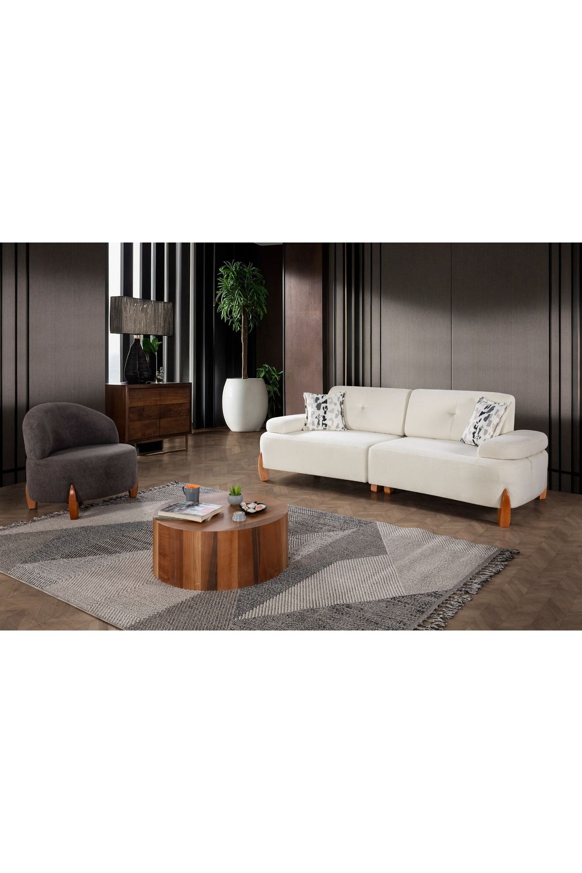 Perla Sofa LİNDA  KOLTUK TAKIMI 3+1