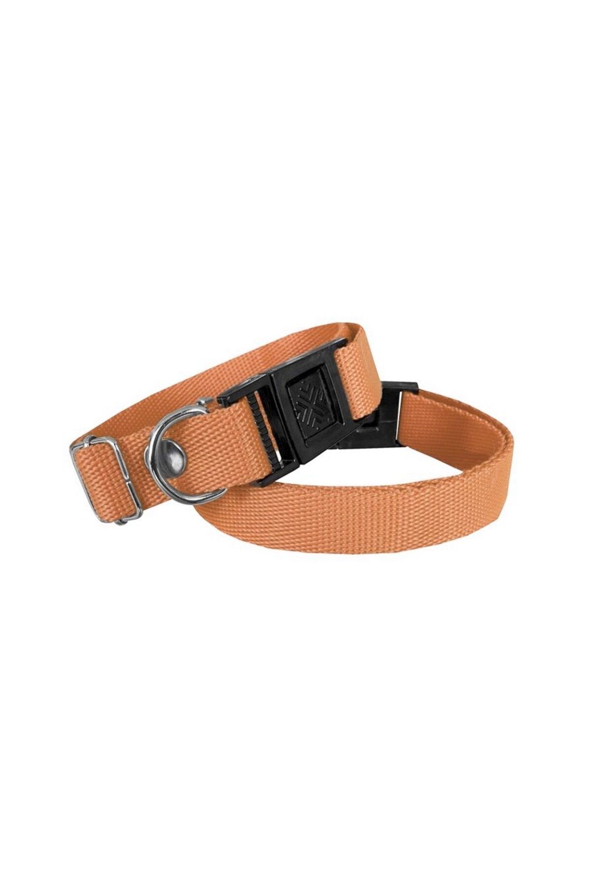 feifei Köpek Tasması Dokuma 2 Cm - Min: 30 Cm - Max: 50 Cm Turuncu