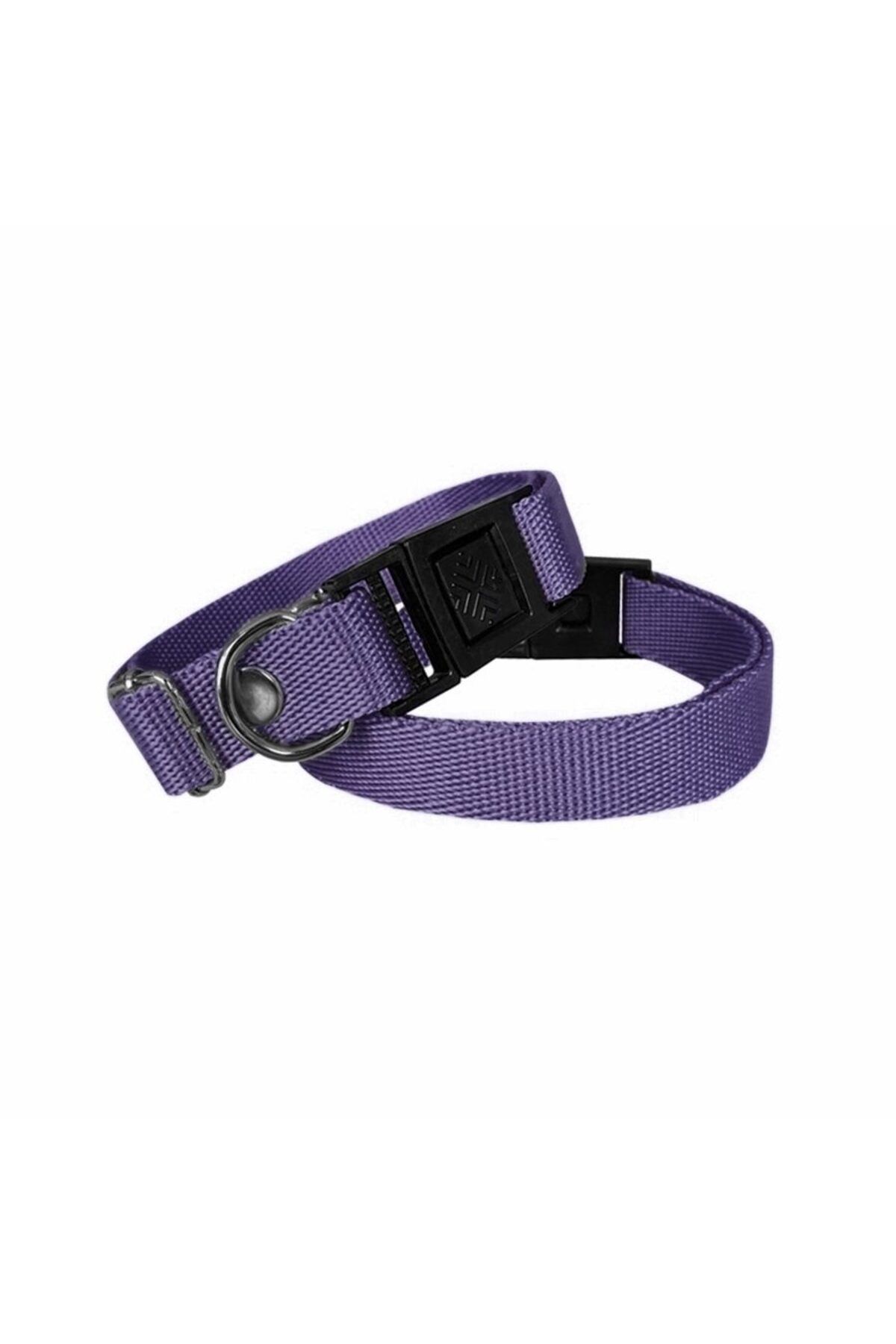 feifei Köpek Tasması Dokuma 2 Cm - Min: 30 Cm - Max: 50 Cm Mor