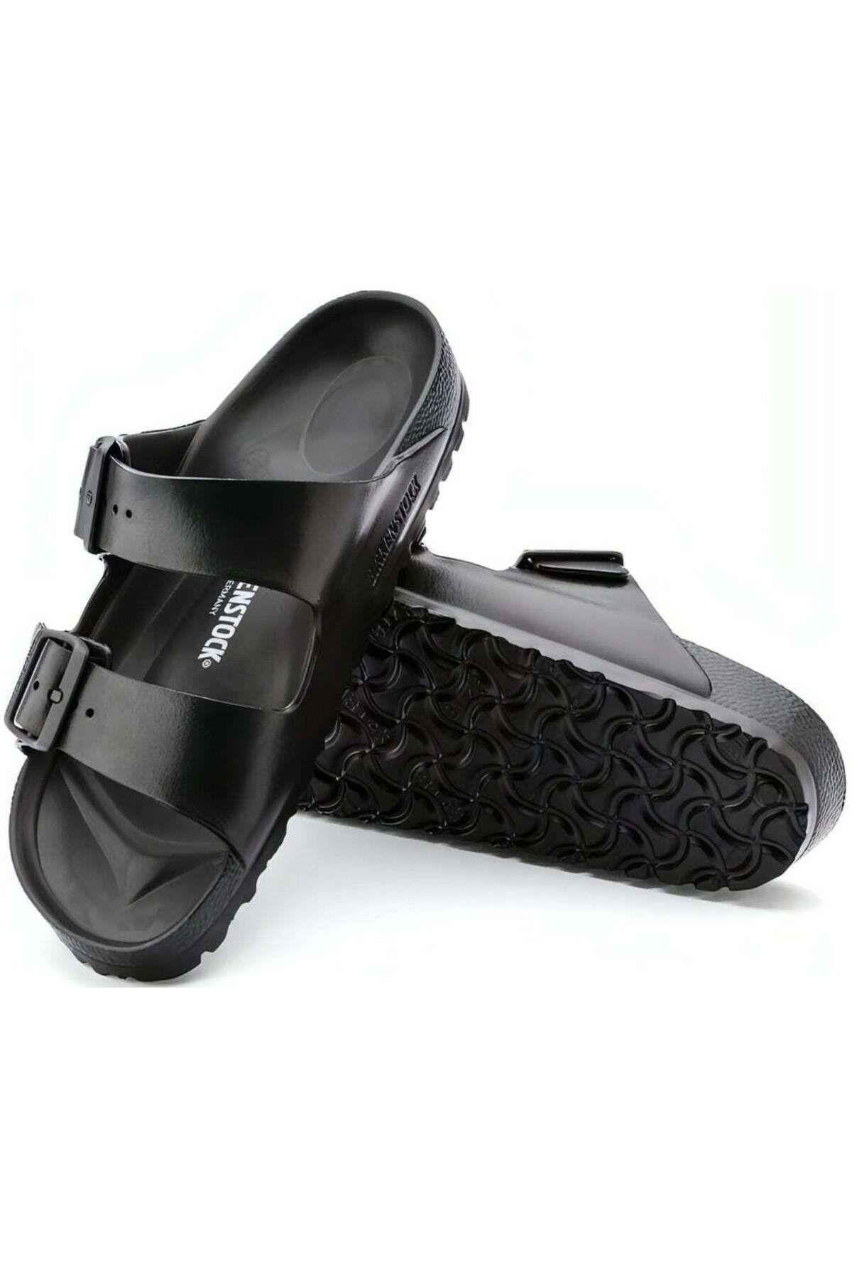 Birkenstock-Papuci Negri Pantofi Unisex Adulti 3