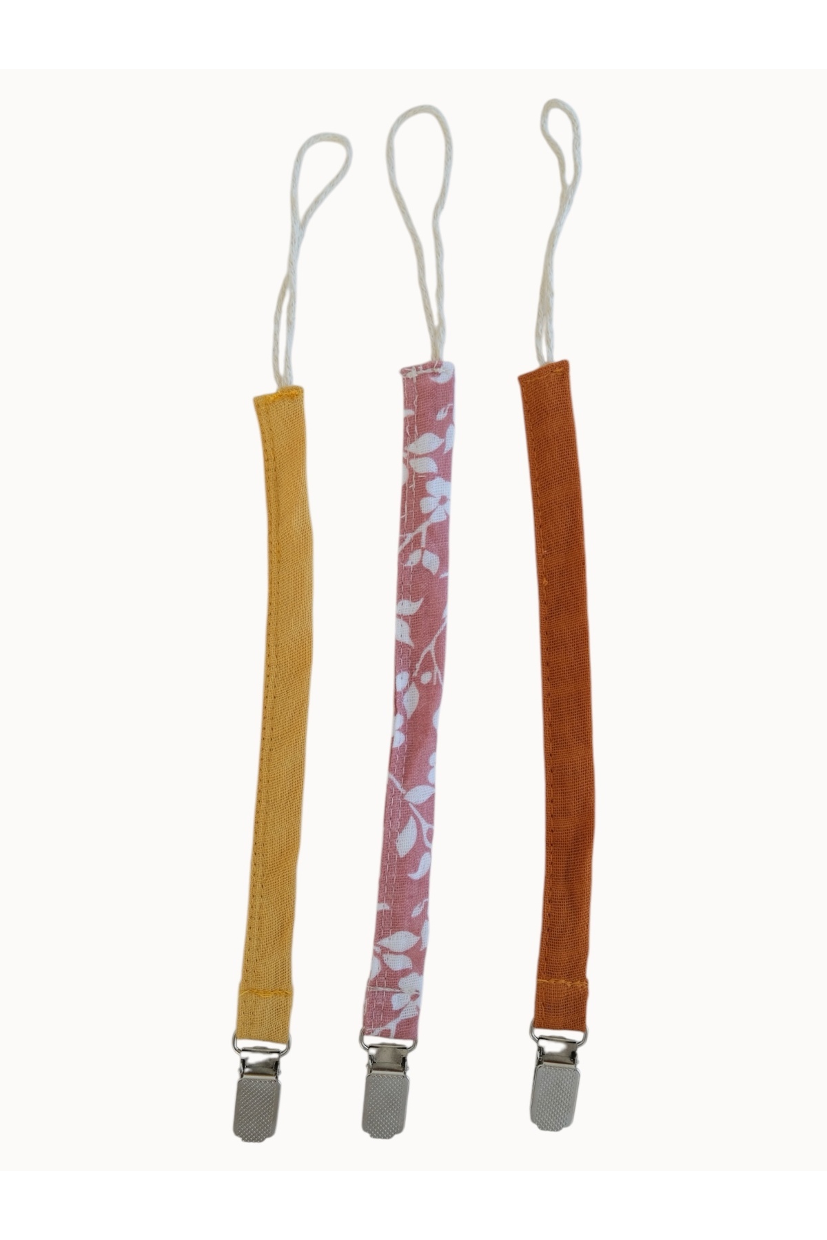 runbaby Run Baby Tarçın Renk Müslin Emzik Askısı fotoğrafı 2 (önizleme)