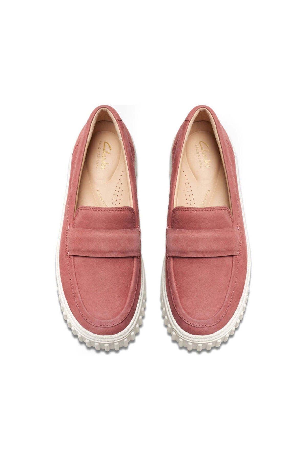 CLARKS-Pink Loafers Womens Shoes 6