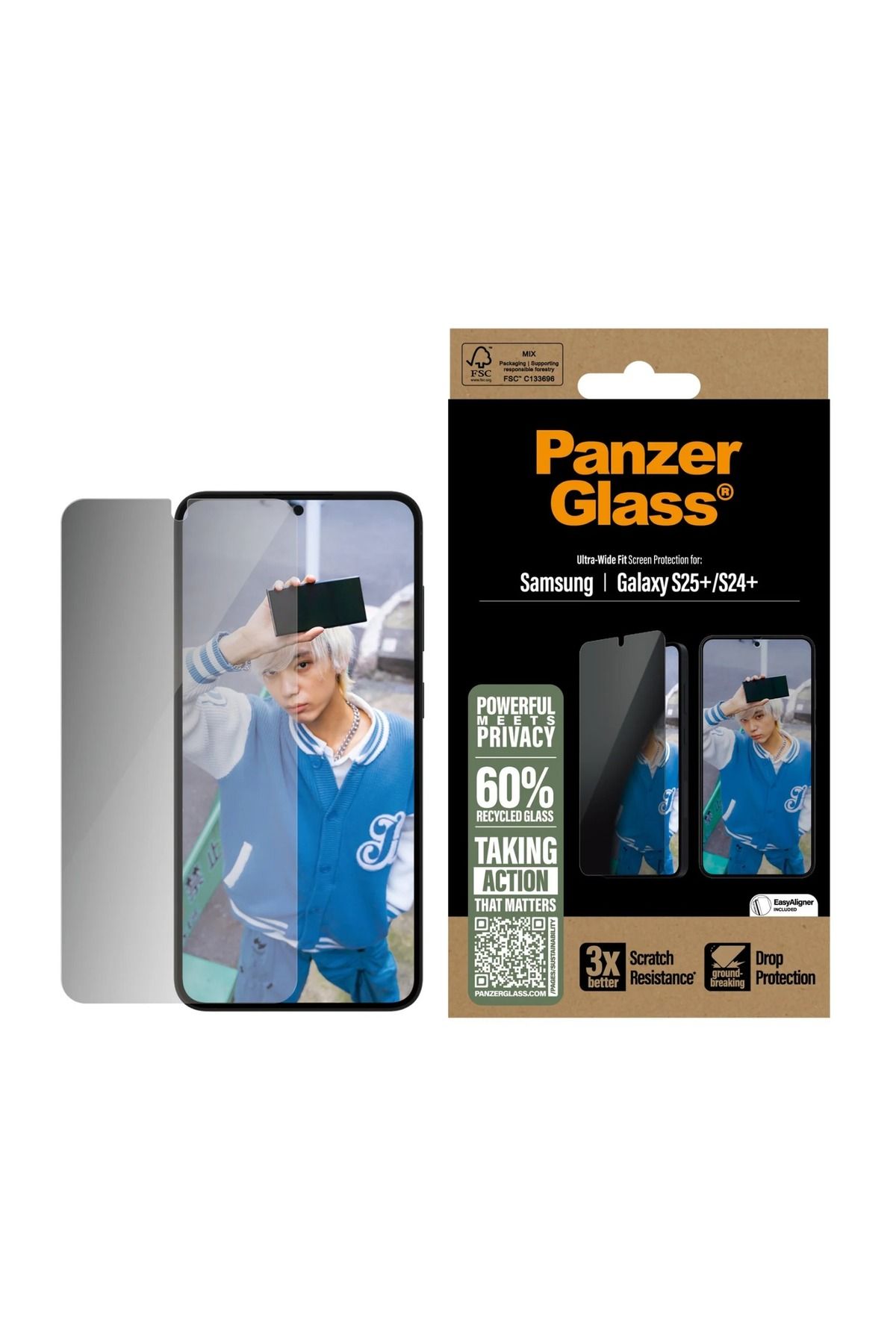 PanzerGlass CARE, Samsung S25 Plus, Privacy 3-in-1 Bundle, Set