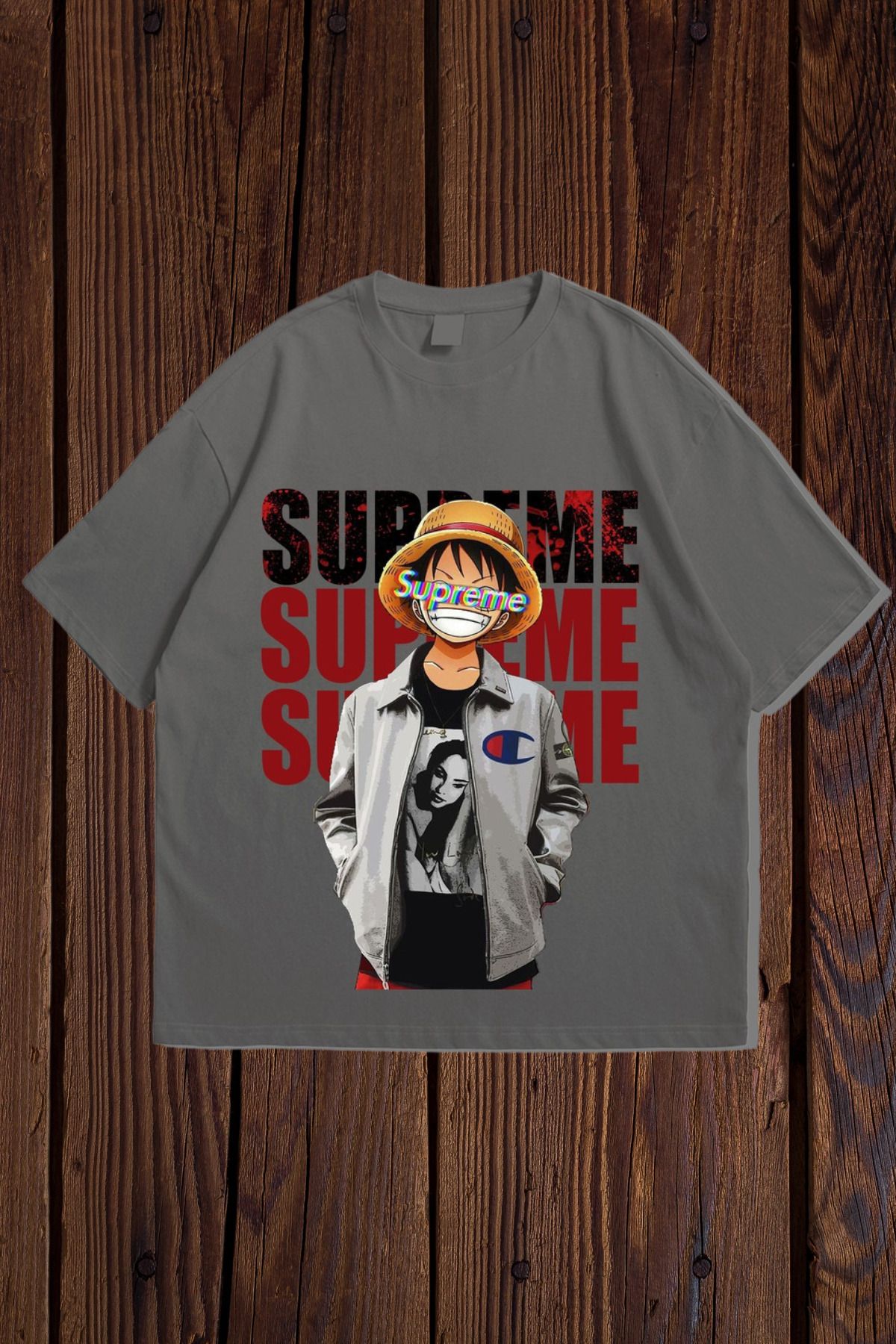 Wish BF Supreme Baskılı Oversize T-shirt