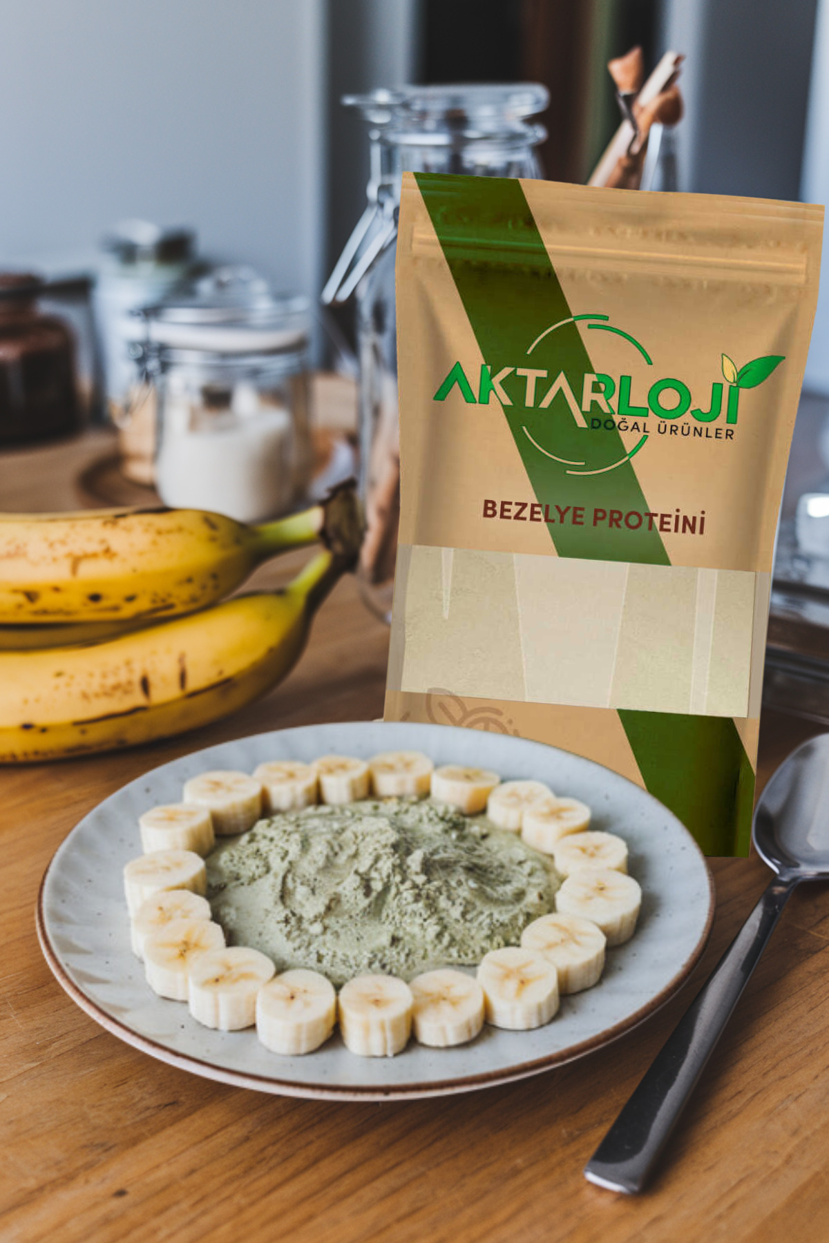 aktarloji-1 kg Sugar-Free Pea High Protein Powder - 85% Protein Ratio 3