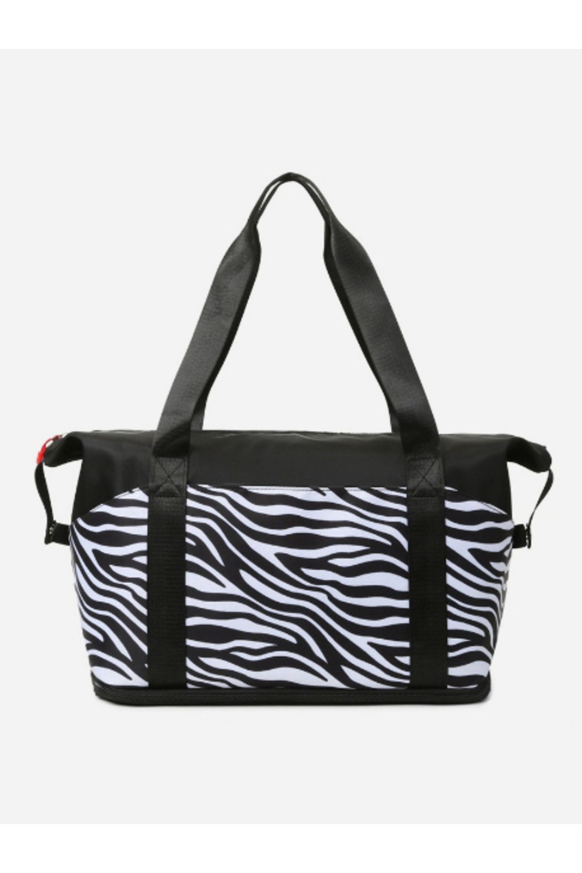 Styli-Zebra Print Gym Bag with Double Handle 5