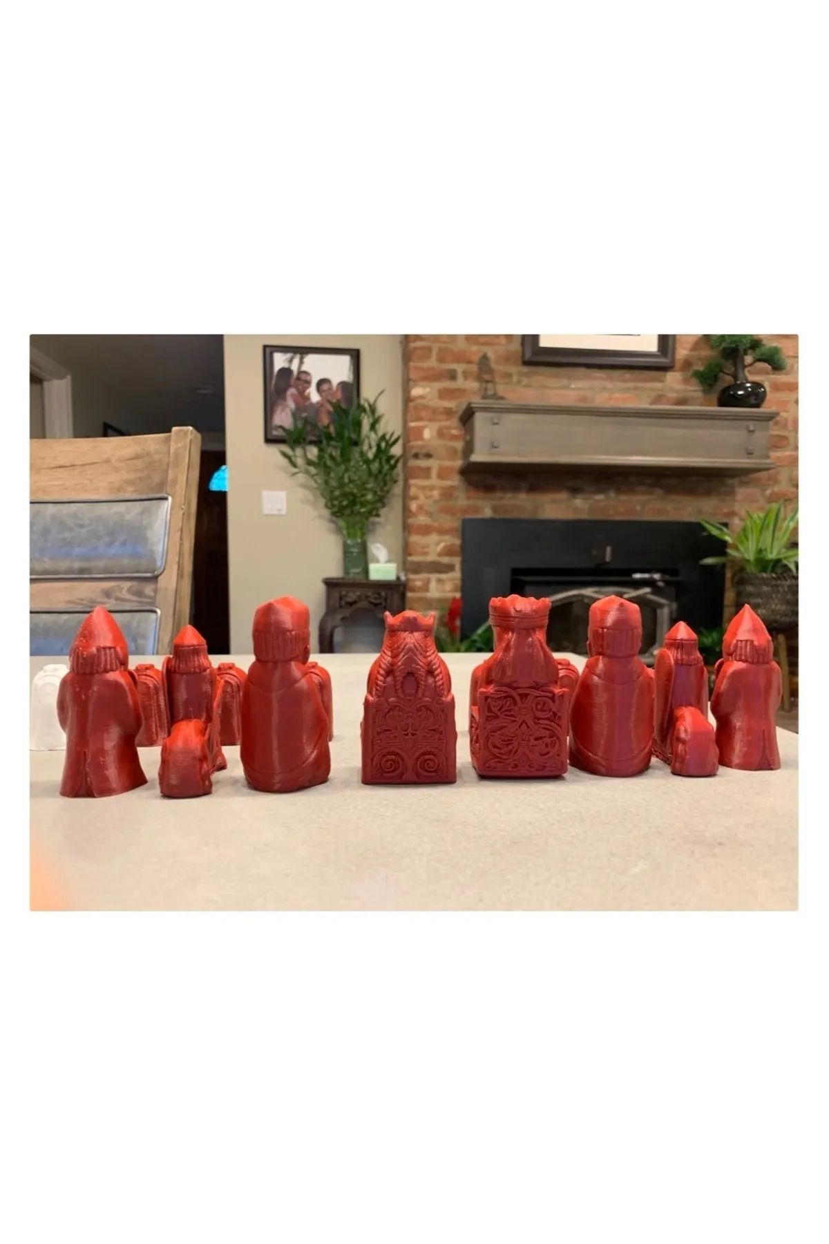 CNQR CRAFT ATELIER Sihirbaz Satrancı Taşları Harry Potter Felsefe Taşı (lewis Chessmen)