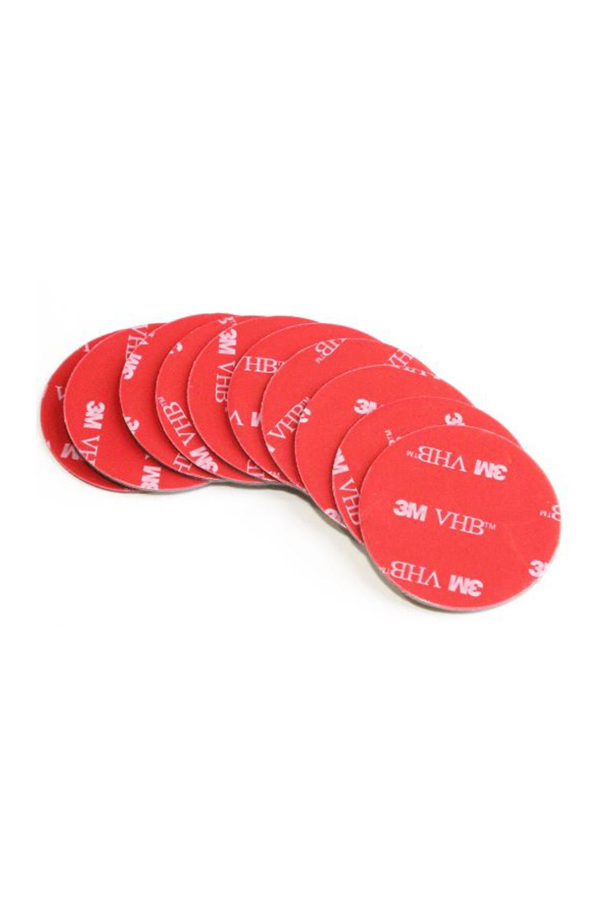 Kapamarka 25MM YUVARLAK 3M ÇİFT TARAFLI BANT (10LU PAKET)