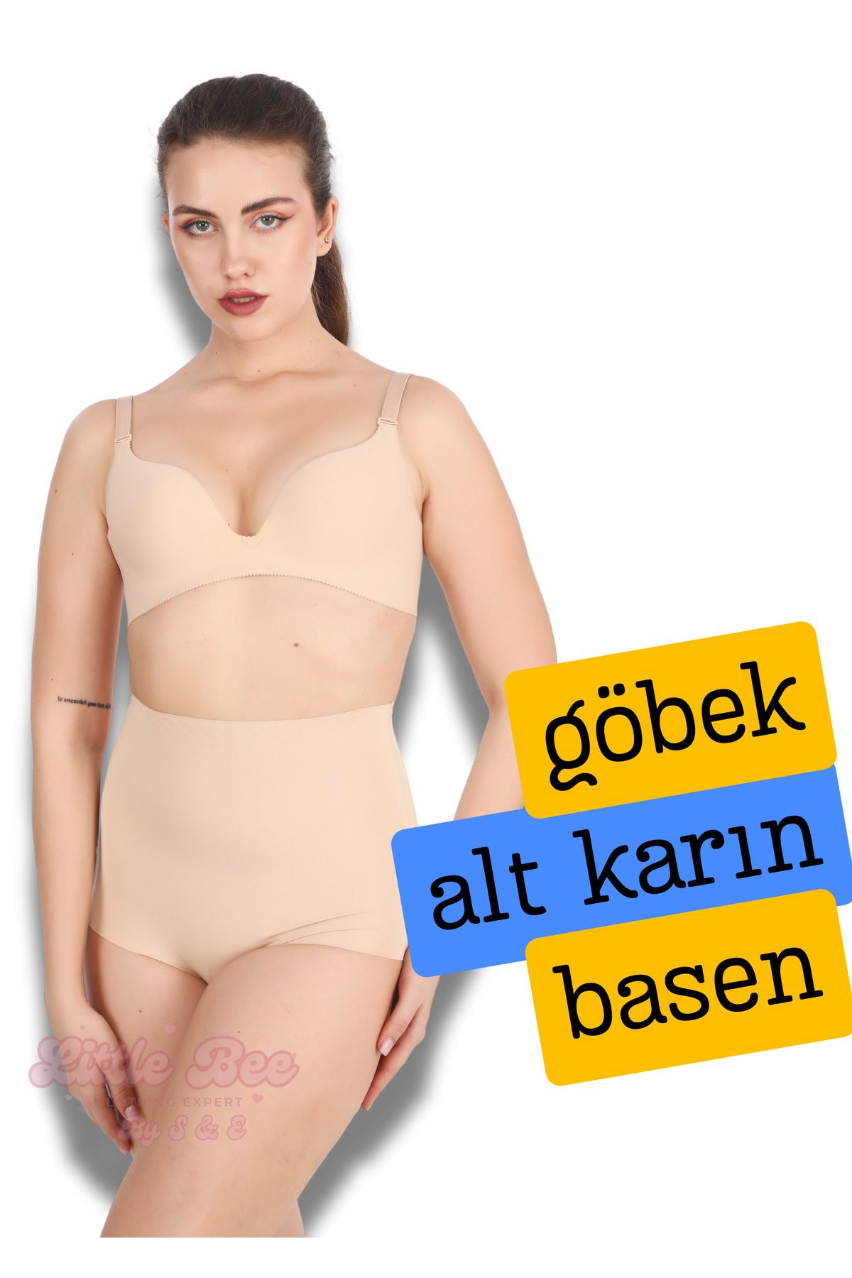 King Bee LAZER KESİM GÖRÜNMEZ İZ BIRAKMAZ 2 BEDEN İNCELTEN ALT KARIN BASEN GÖBEK TOPARLAYICI SLİP KADIN KORSE