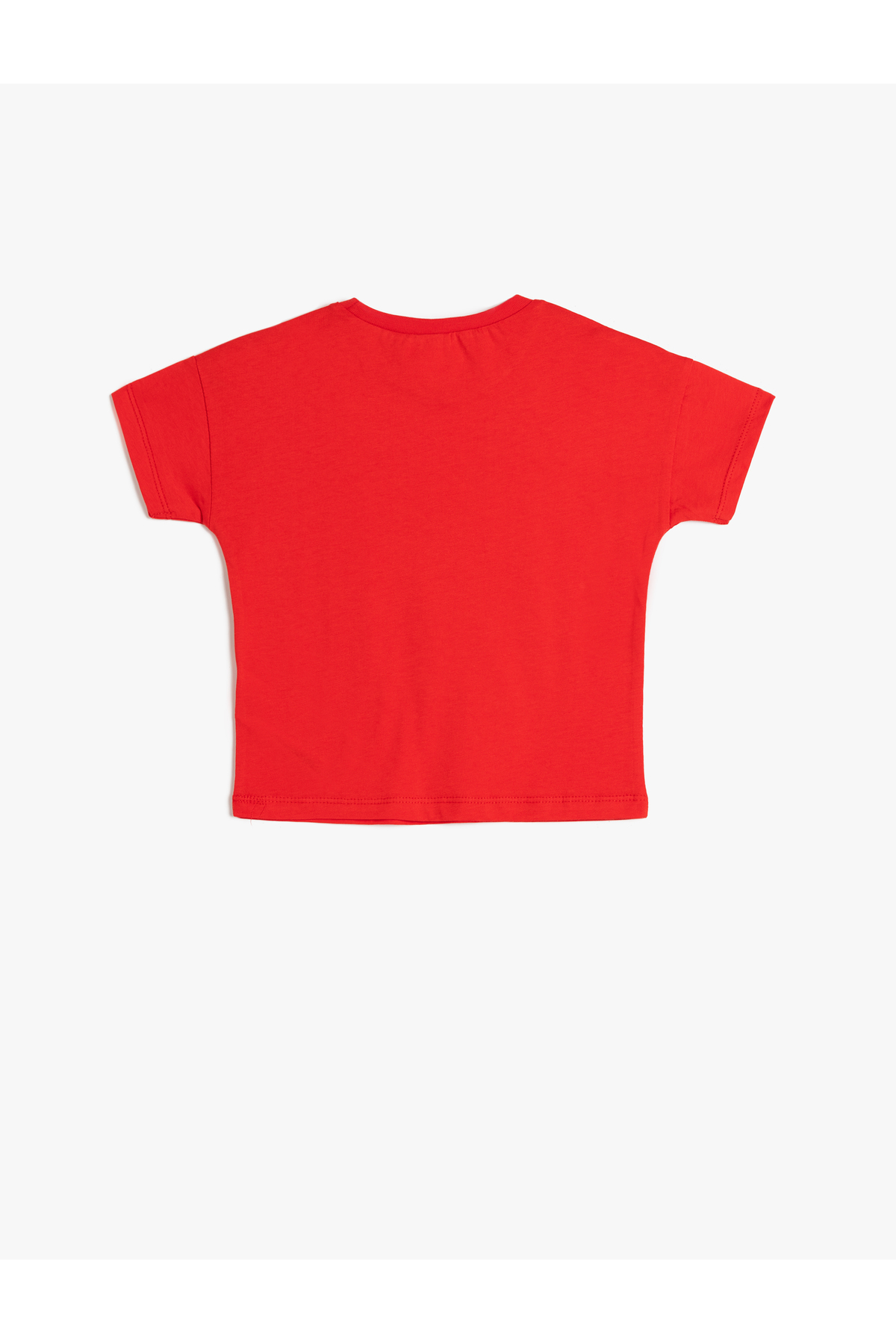 Koton Baskılı Kısa Kollu Bisiklet Yaka Pamuklu Tişört fotoğrafı 2 (önizleme)