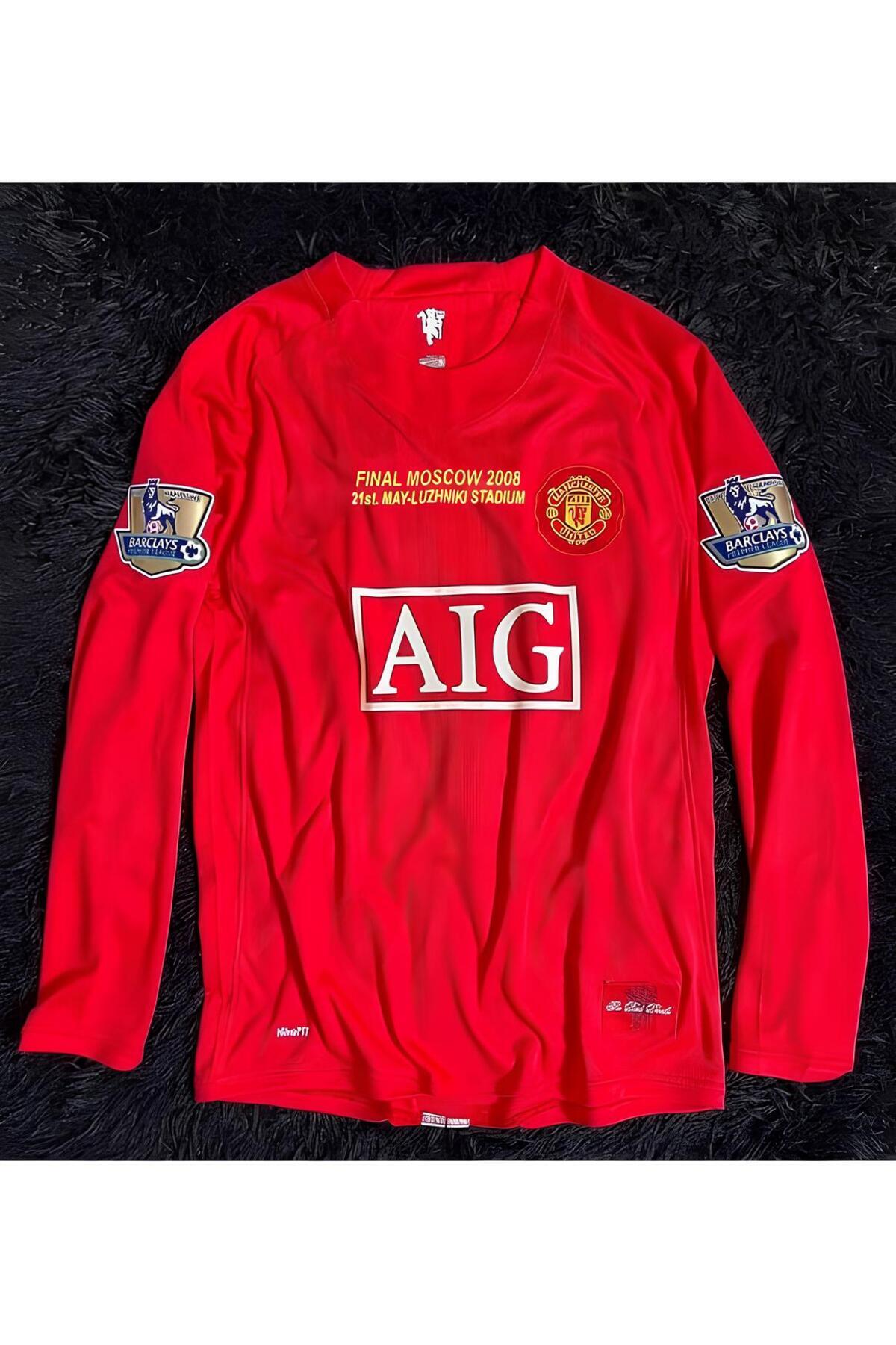 Genel Markalar Manchester United 2008 Ronaldo Ş.ligi Futbol Uzun Kollu Forması