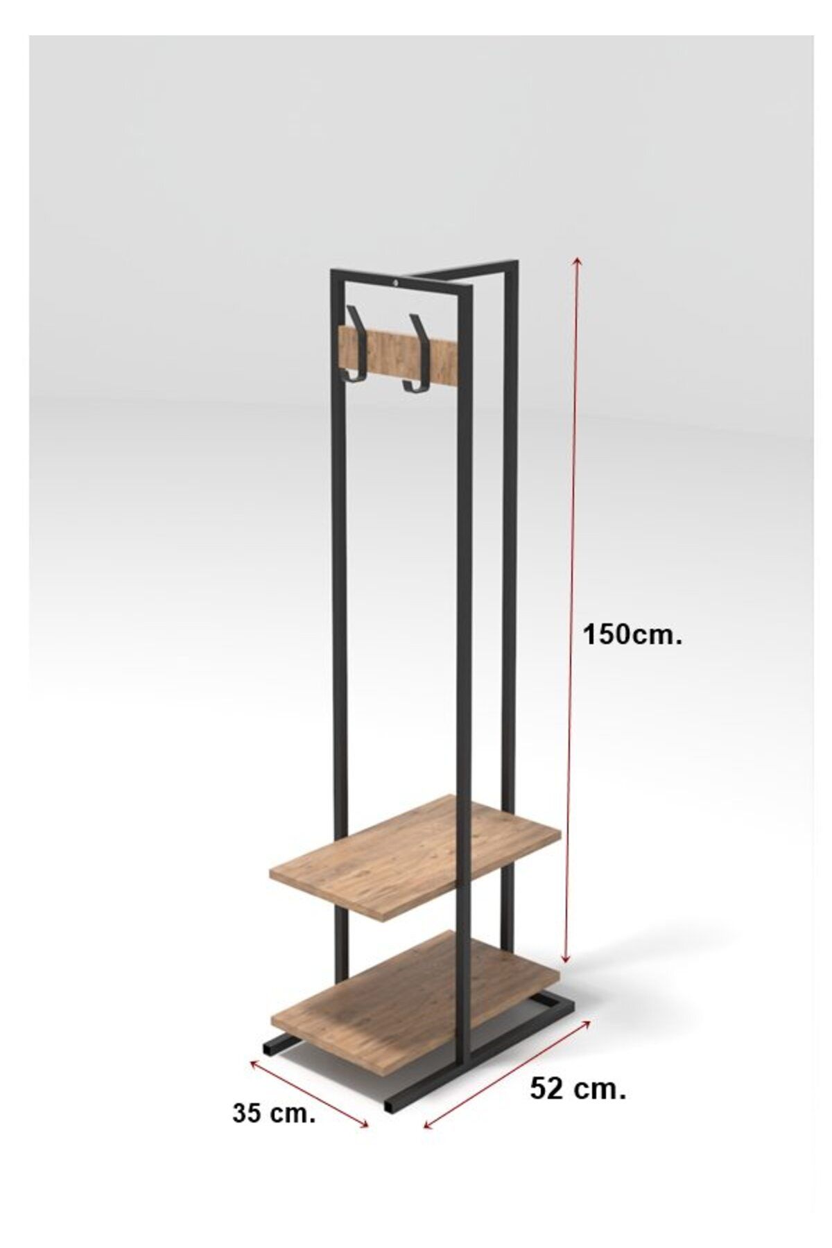 Retodesign-Tiny Coat Rack - Clothes Rack with Shelf 7