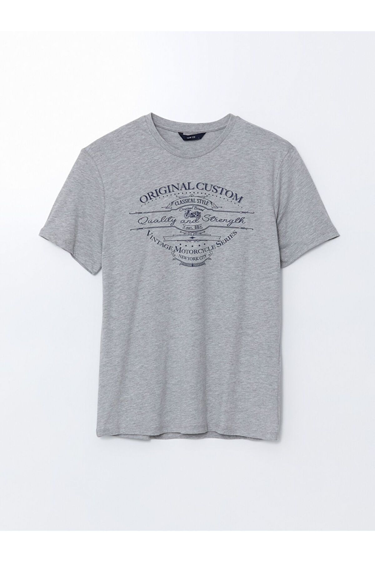 LC Waikiki-Lcw Eco Crew Neck Short Sleeve Printed Men's T-Shirt 1