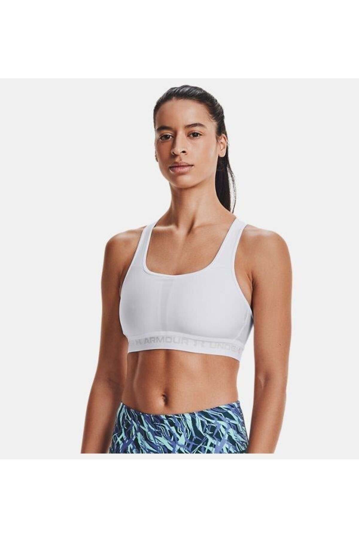 Under Armour-Crossback Mid Bra Women's Sports Bra 1