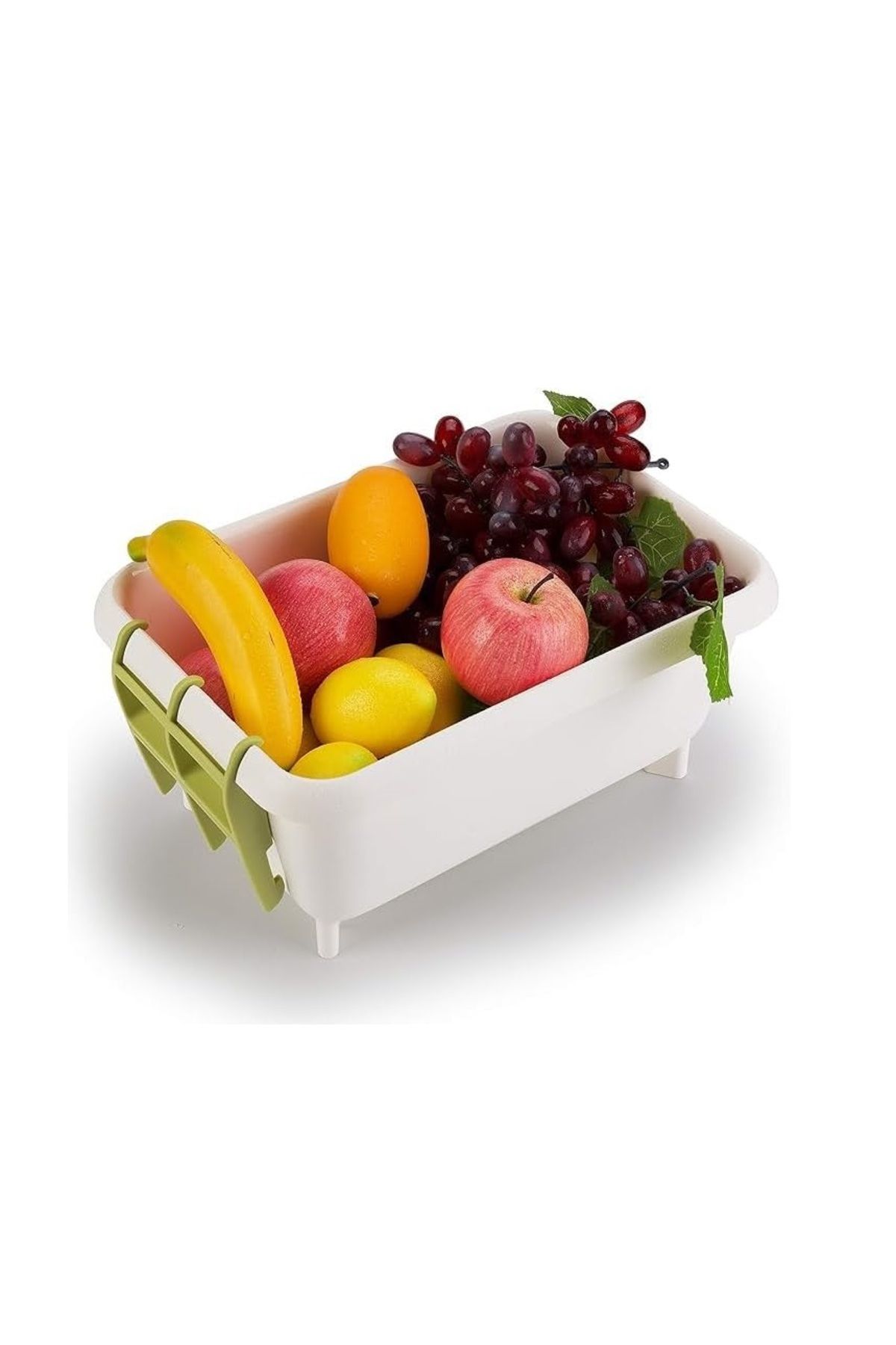mastergold-Dish Drying Rack and Cutlery with Drain Hole | Fruit and Vegetable Washing Sink | Sink Organizer 4