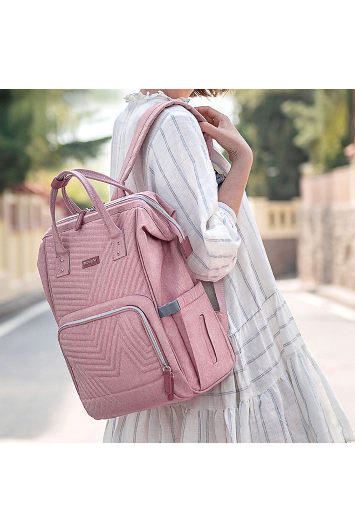 Sunveno-Diaper Bag - Nova Pink 2