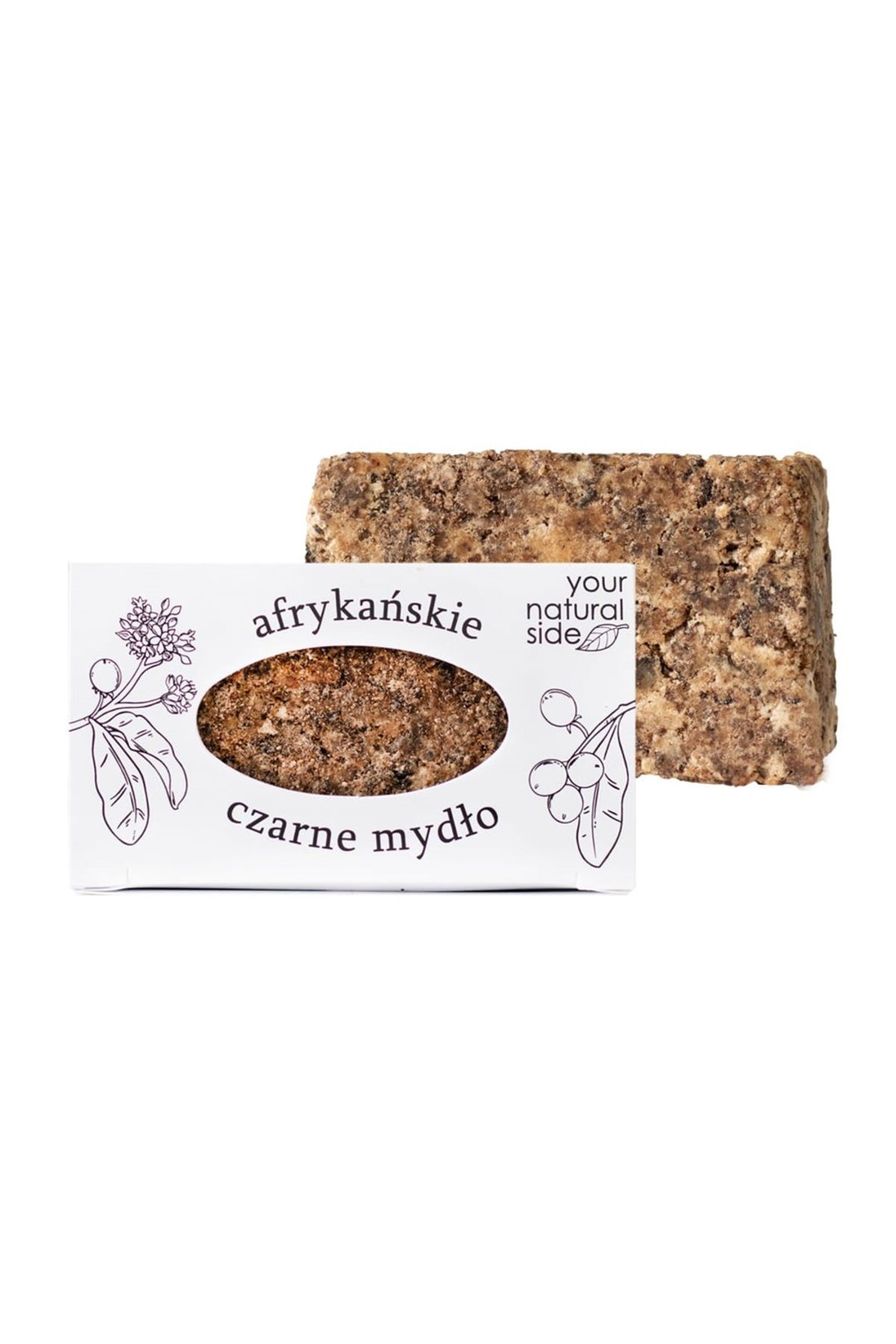 YOUR NATURAL SIDE-Black African Soap, 100 g 1