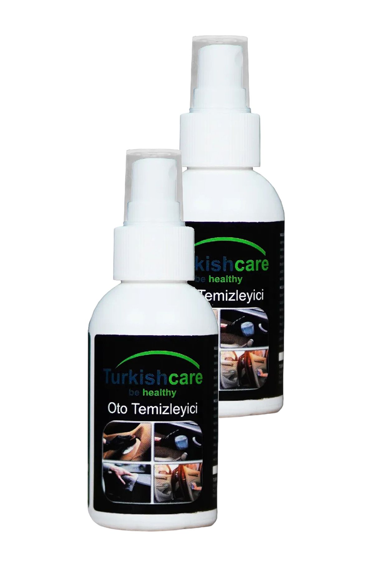 Turkishcare Araç İçi Temizleyici Çok Amaçlı Sprey 100 Ml. İkili Set
