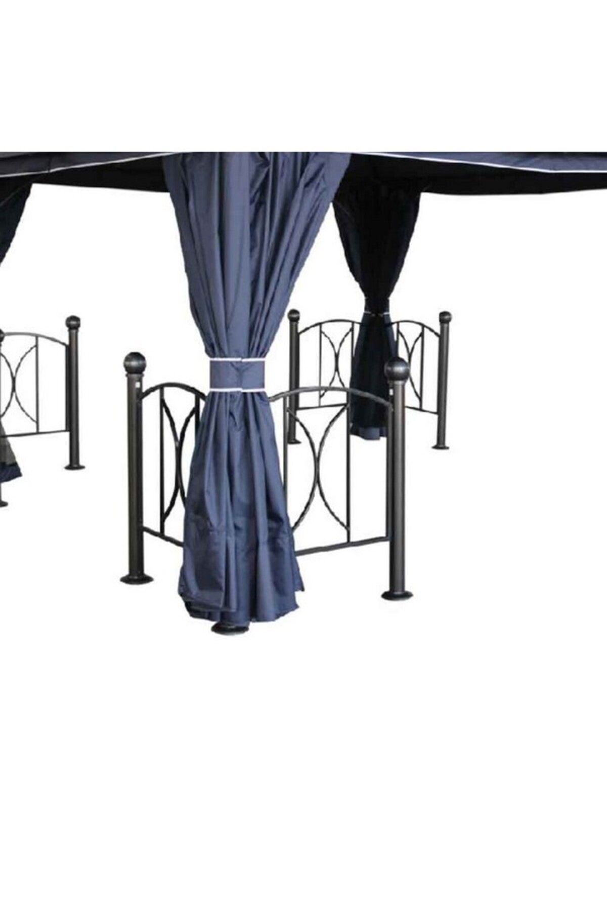 Living Accents-Duma Gazebo with Side Curtain and Mosquito Net 2