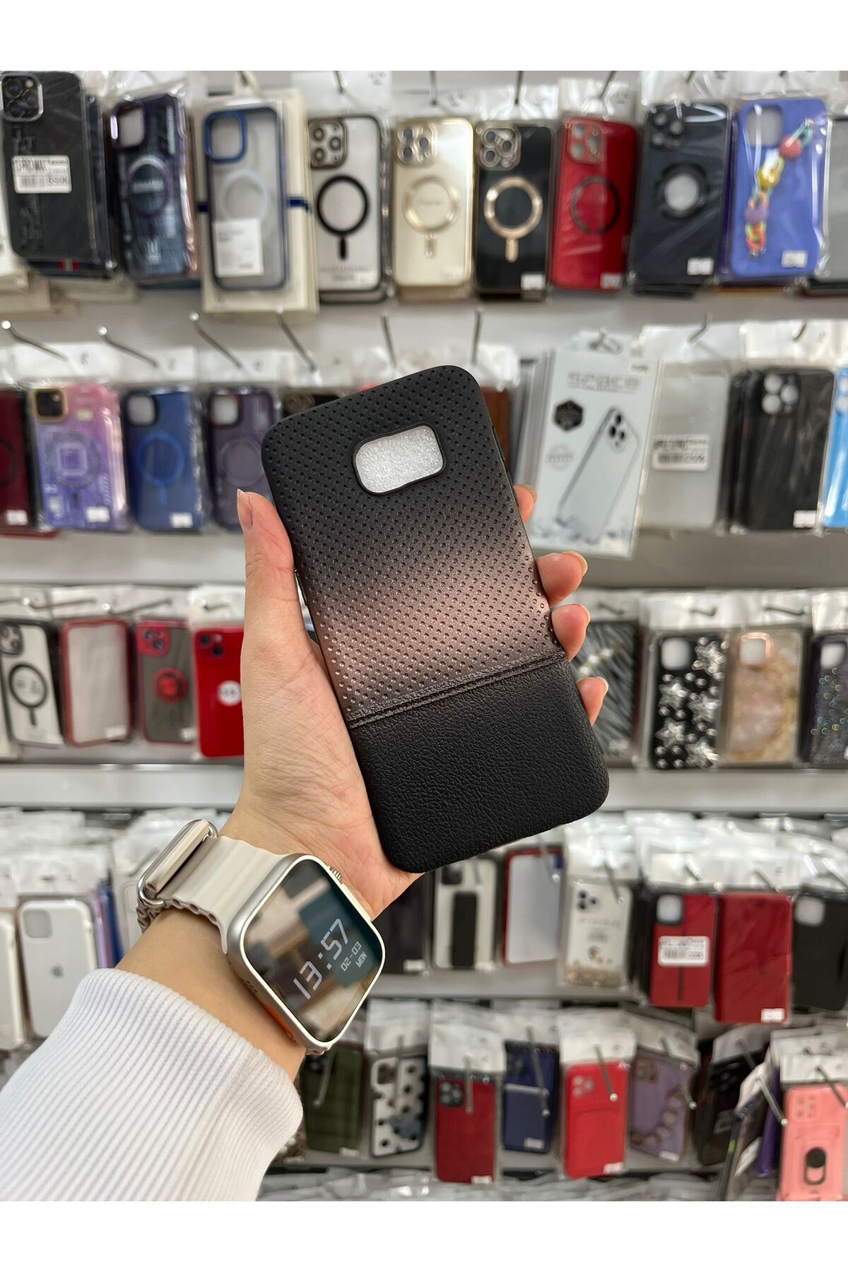 TECNOTREND Galaxy S7 Edge Benekli Dikişli İnce Silikon Kılıf