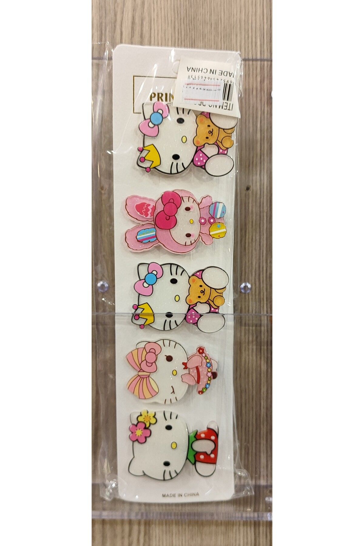 bundle island Kuromi,hello kitty sanrio karakterleri 5 li toka seti