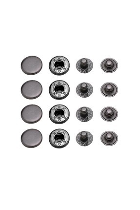 ipekbazaar Metal Çıtçıt 54 -12.5 mm, [25 Takım]