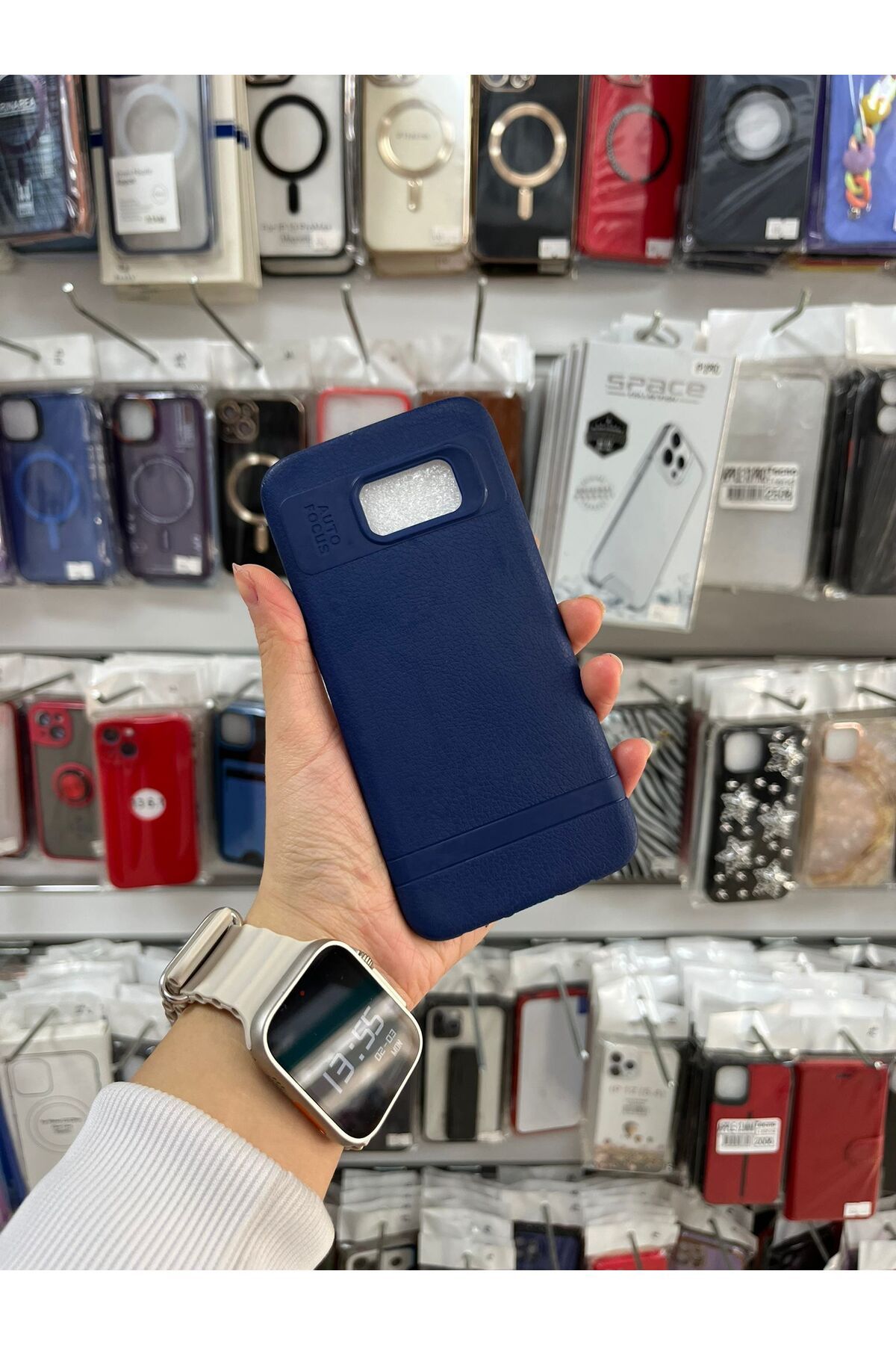 TECNOTREND Galaxy S7 Edge Deri Görünümlü Silikon Kılıf