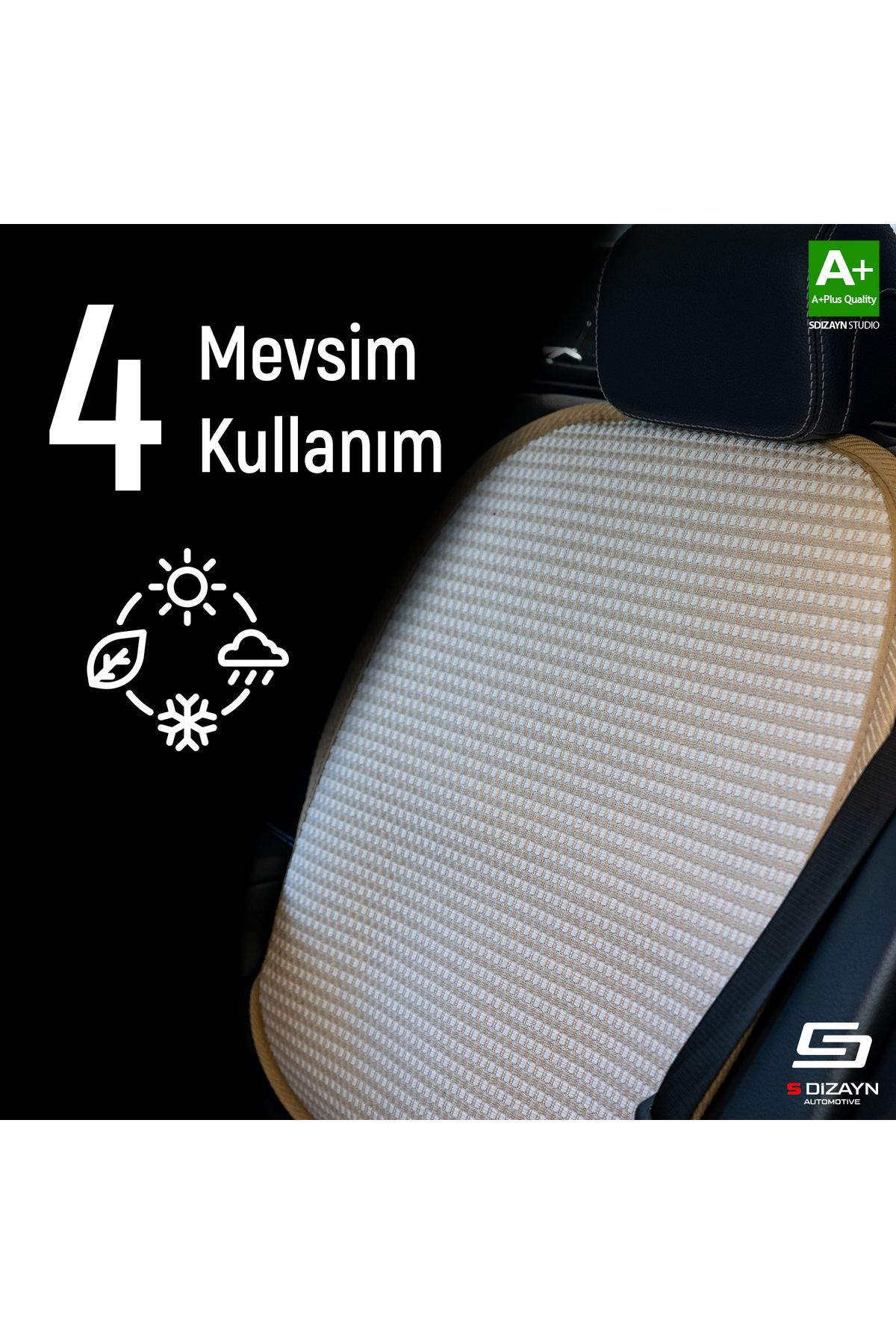 Genel Markalar Oto Arka Koltuk Sırt Koruyucu Kılıf Krem Universal 2 Parça A+ Kalite TOK-AKS-KR fotoğrafı 5 (önizleme)