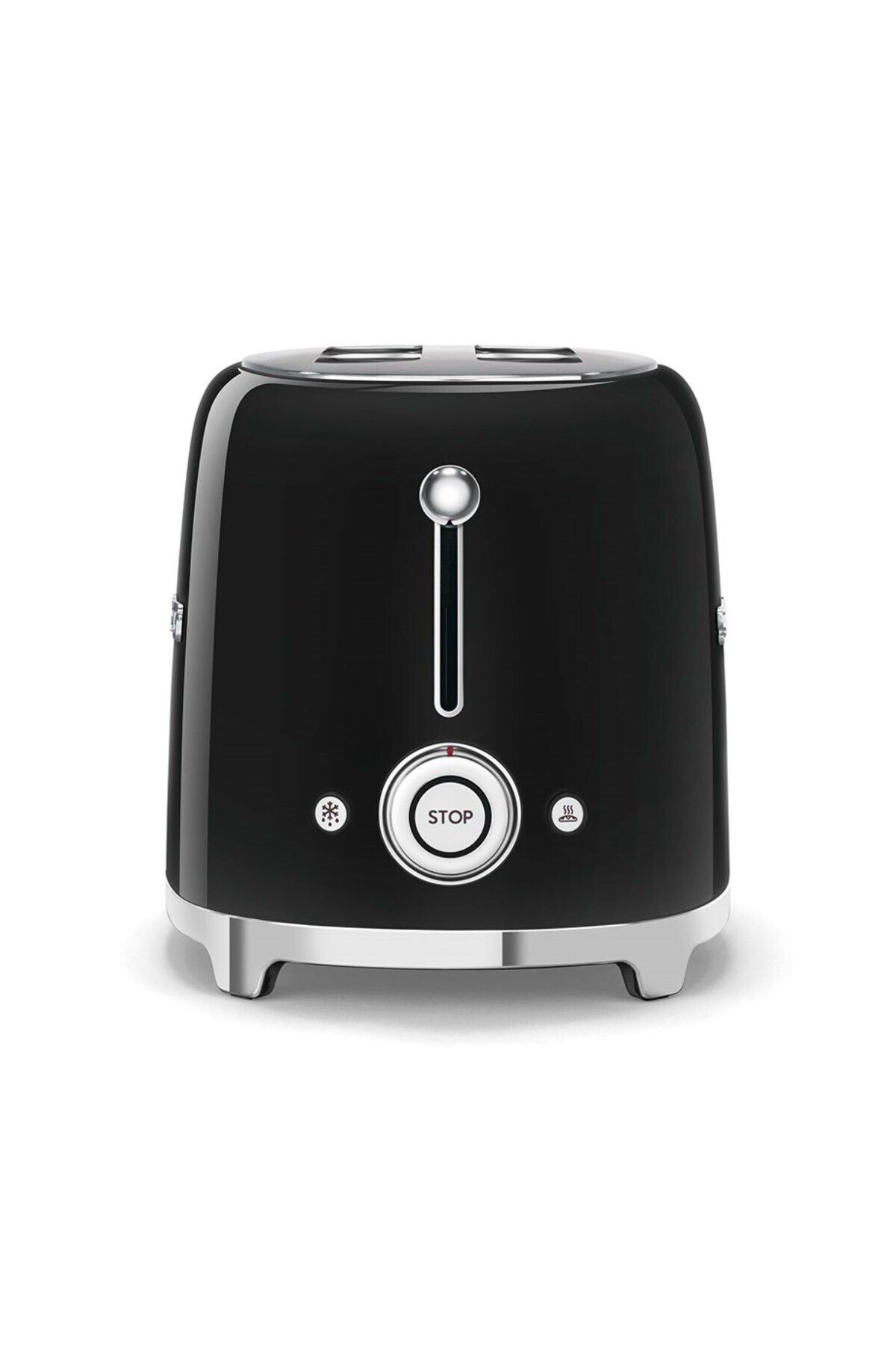 SMEG-50's Style Retro Black Toaster 2X1 Tsf01Bleu 3