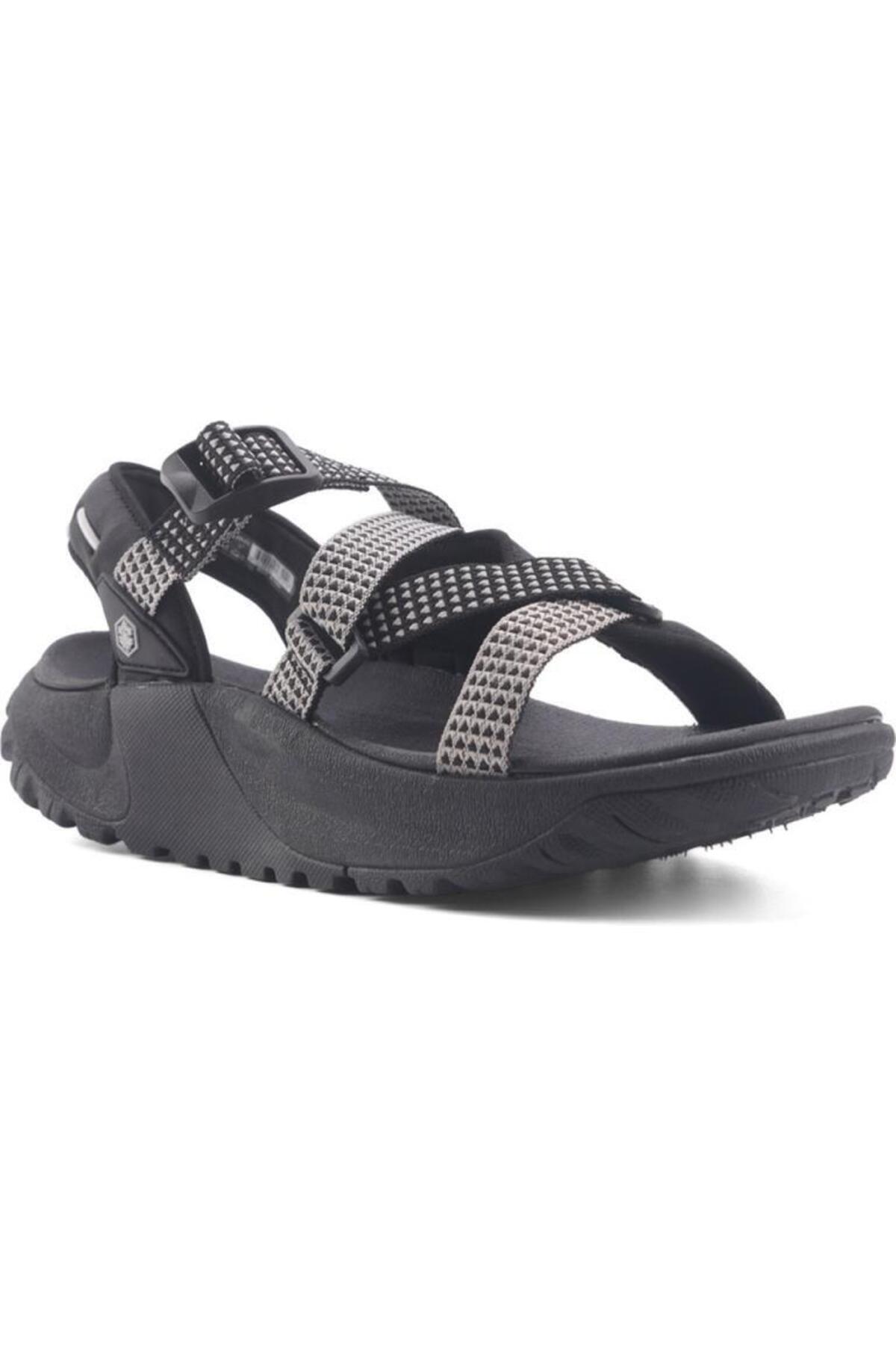 lumberjack Free Wmn 4FX Siyah Comfort Casual Spor Sandalet görsel 3