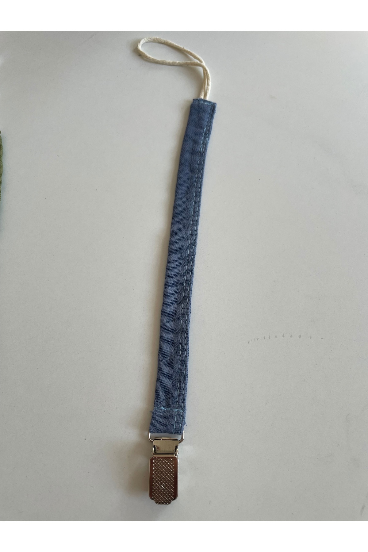 runbaby Run Baby Mavi Renk Müslin Emzik Askısı fotoğrafı 2 (önizleme)