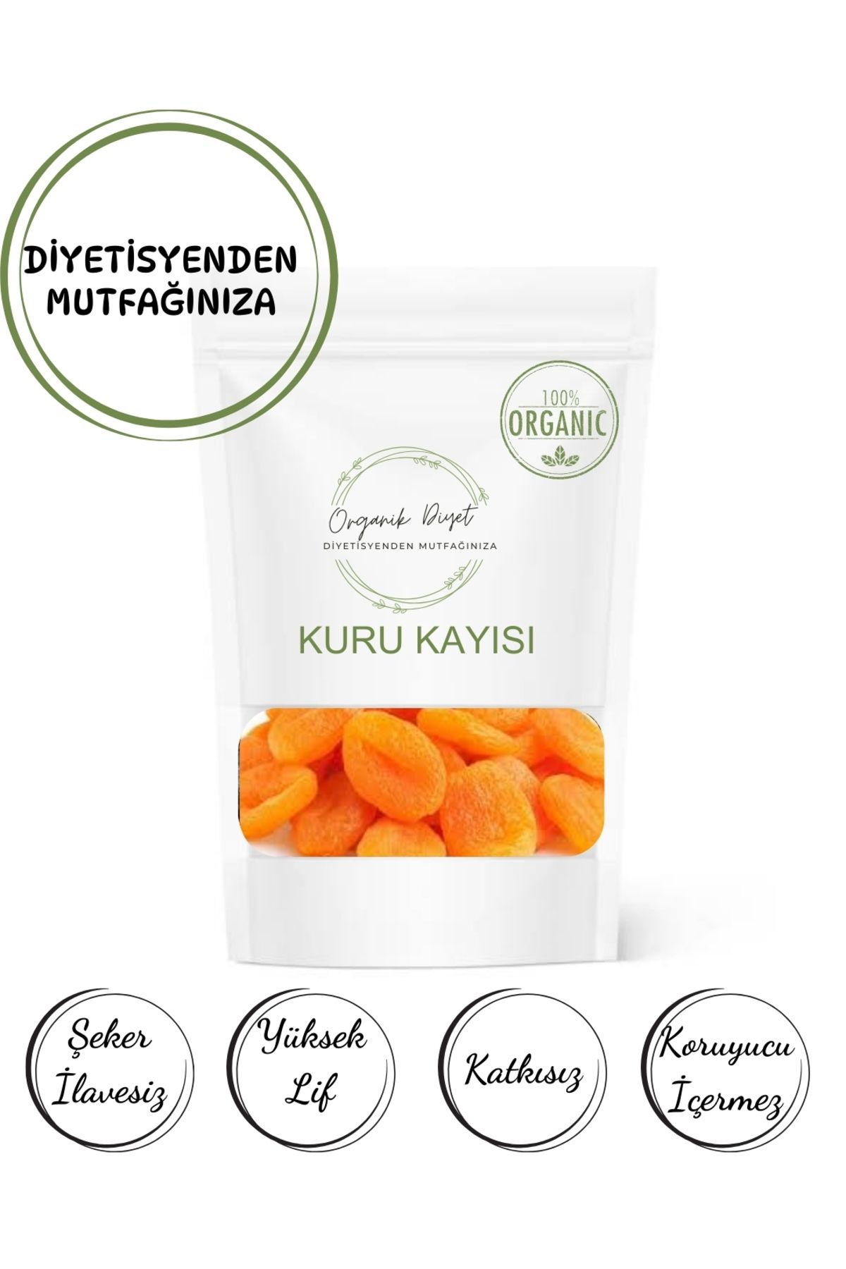 Doğal KURU KAYISI (JUMBO) (200 gram)