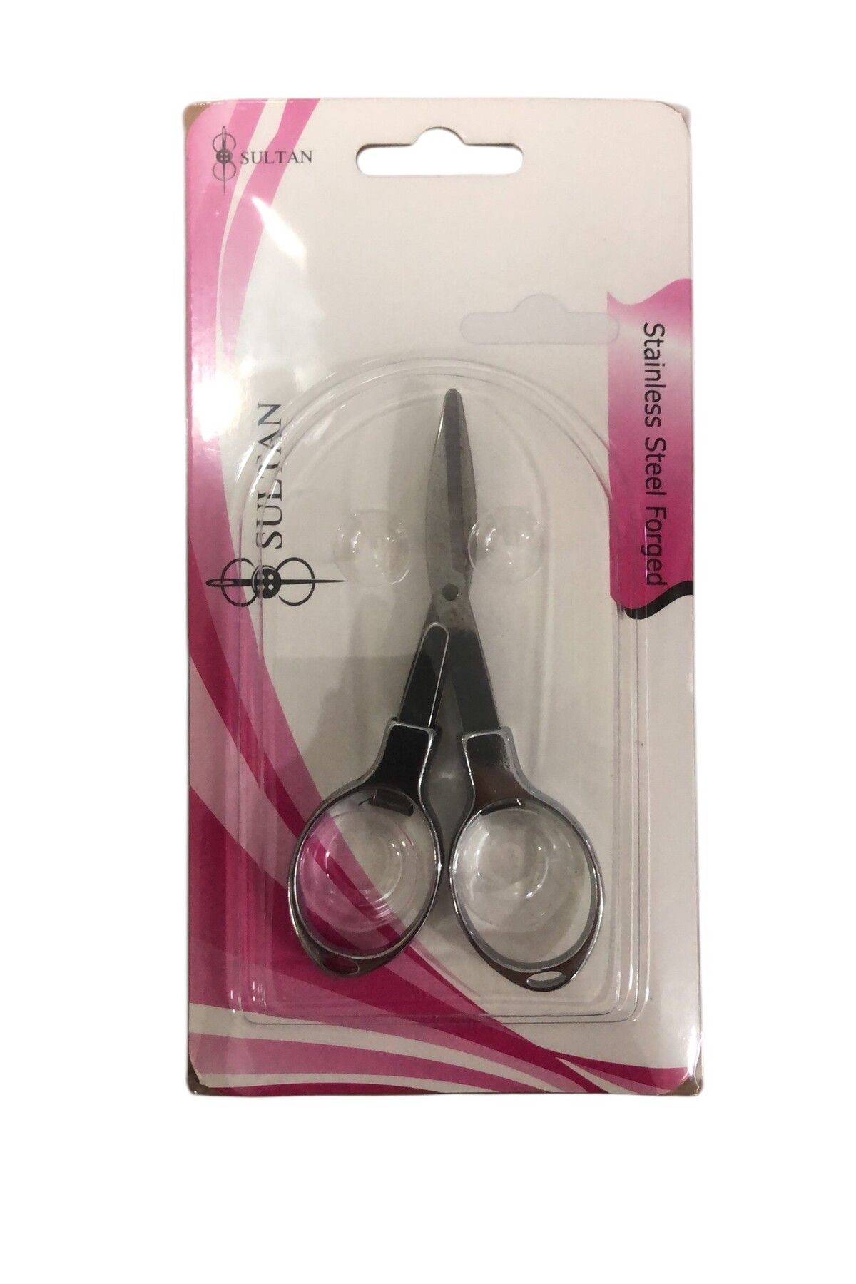 Yumuşakkeçe-Sultan Metal Glasses Scissors - Precise Cutting, Fashionable and Durable, Silver Color Handcrafted Tool 1