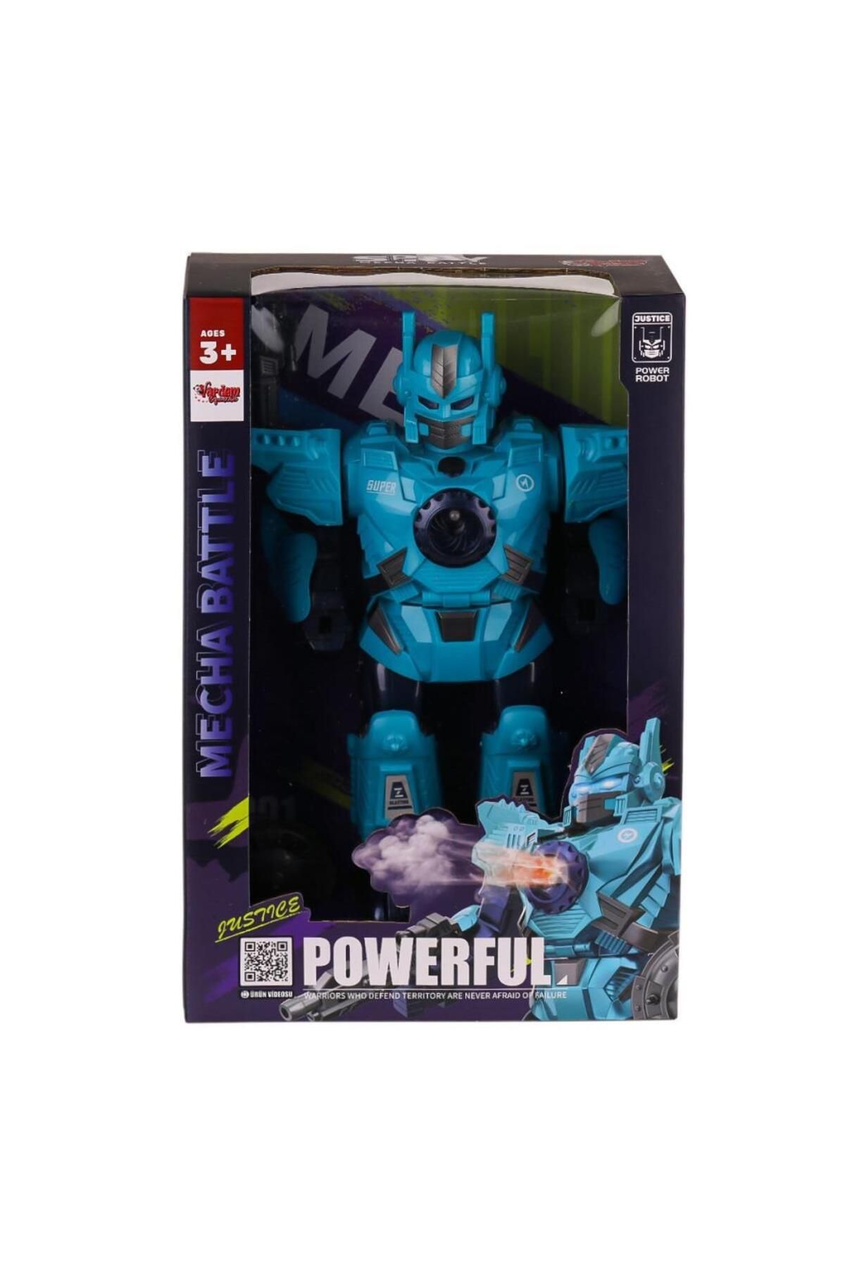 NessiWorld DF-6052 Işıklı ve Müzikli Buhar atan Robot -Vardem Oyuncak
