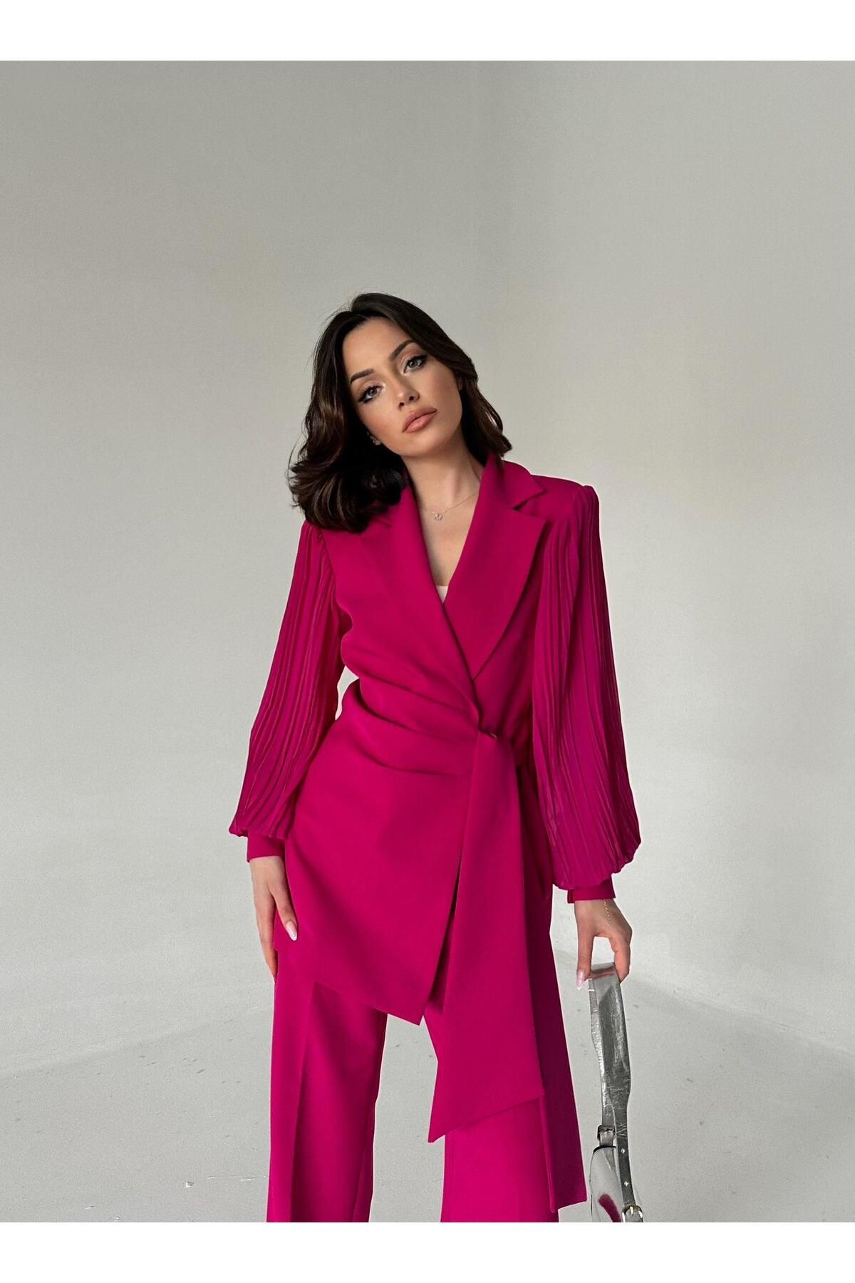 Vuntal BUTİK-CHIFFON SLEEVE DOUBLE SET 5