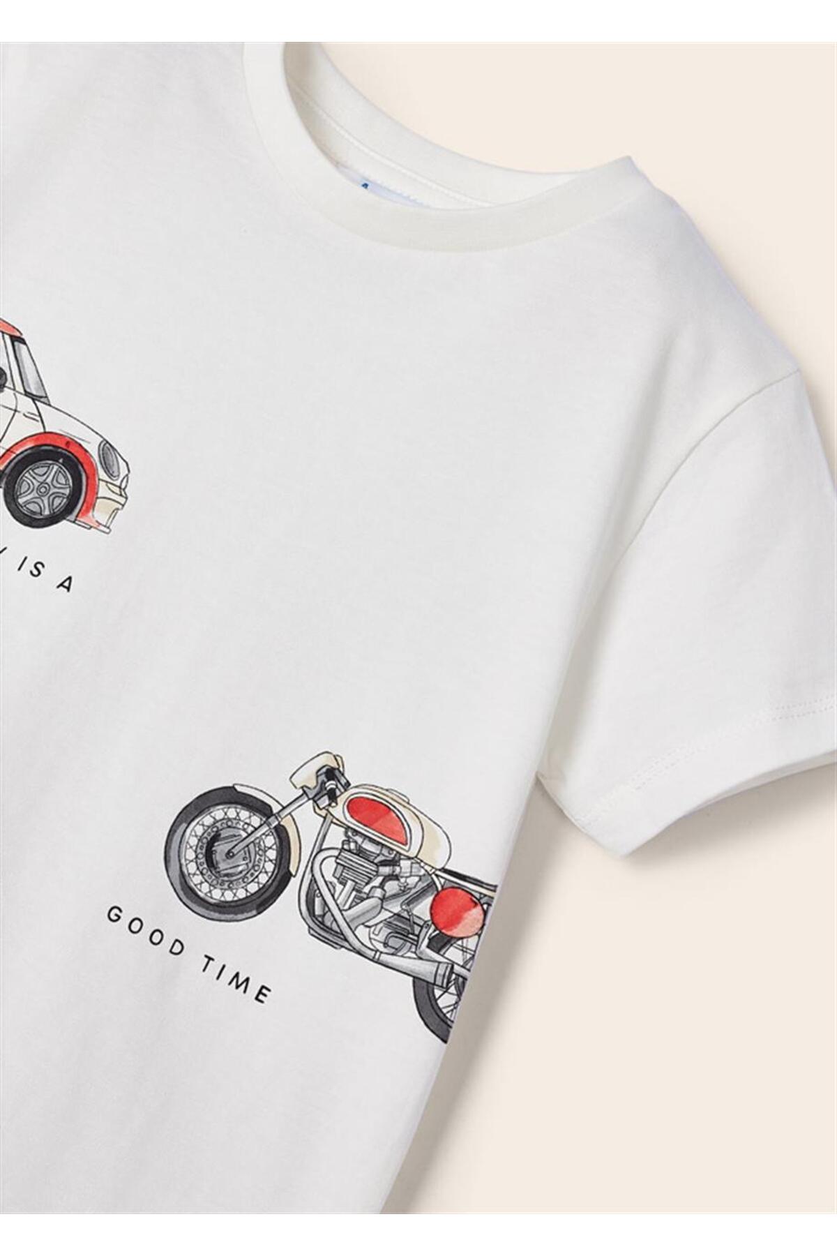 Mayoral Beyaz Bebek Uzun Kol Tshirt BEYAZ fotoğrafı 4 (önizleme)