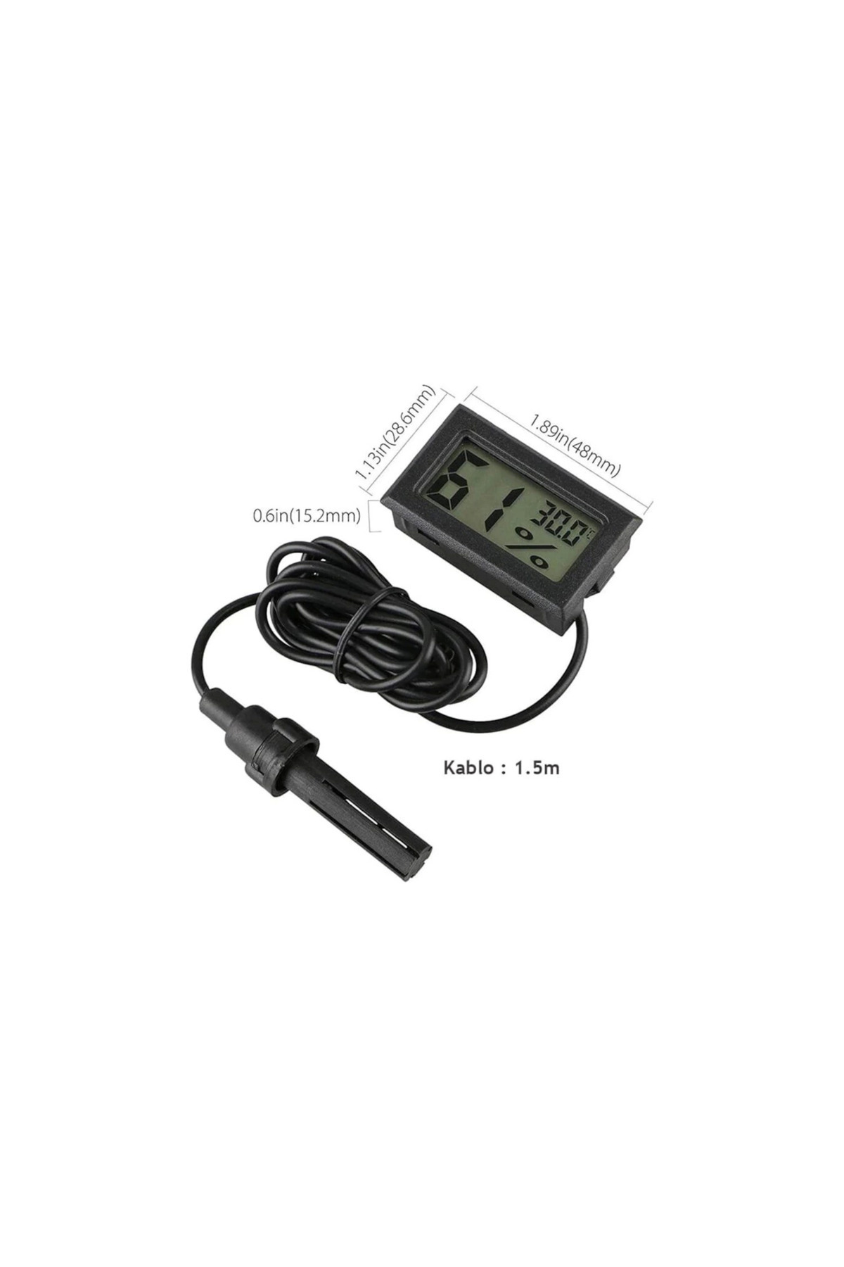 Light up-Digital Display Temperature and Humidity Meter - Thermometer Hygrometer Incubation 2