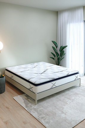 ARGİMO Aqualis Çift Kişilik Pedli Paket Yaylı Yatak 30 Cm