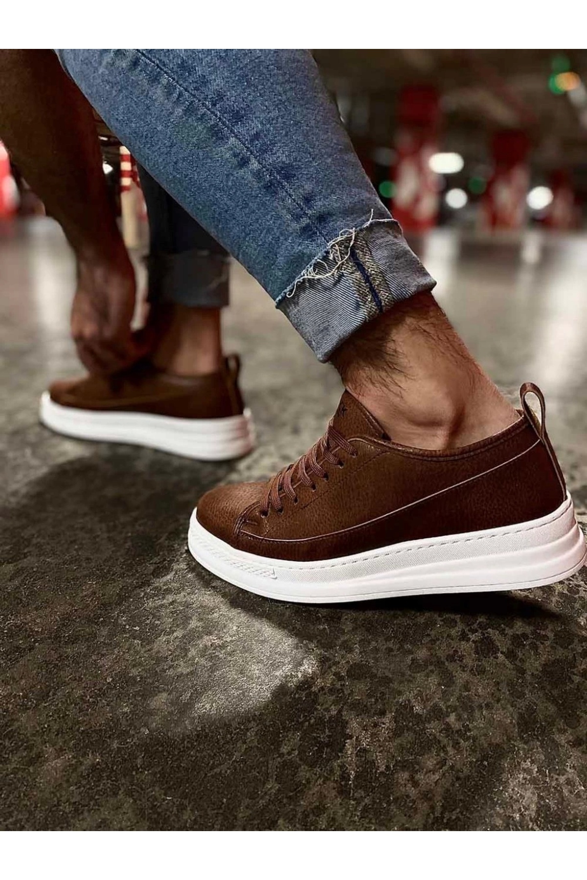 TB Terzi Bey-Terzi Bey Sneakers Shoes 010 Tan 5