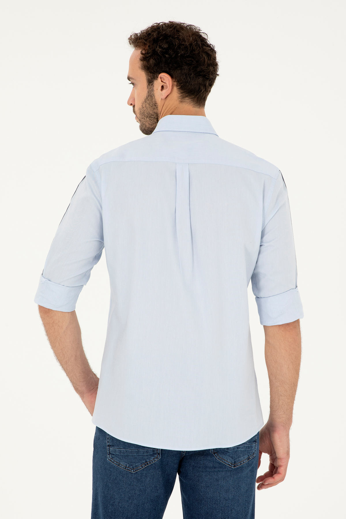 پیراهن مردانه راسته آستین بلند | یو اس پولو U.S. Polo Assn. 997112 - تصویر 5