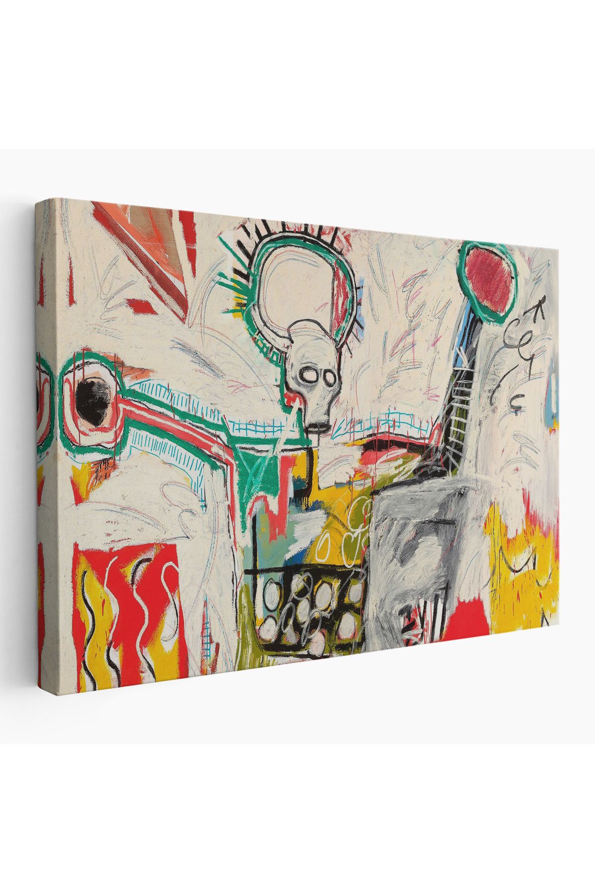 Doğal Bizden DB Jean Michel Basquiat'in Untitled 1982 Kanvas Tablo-5016